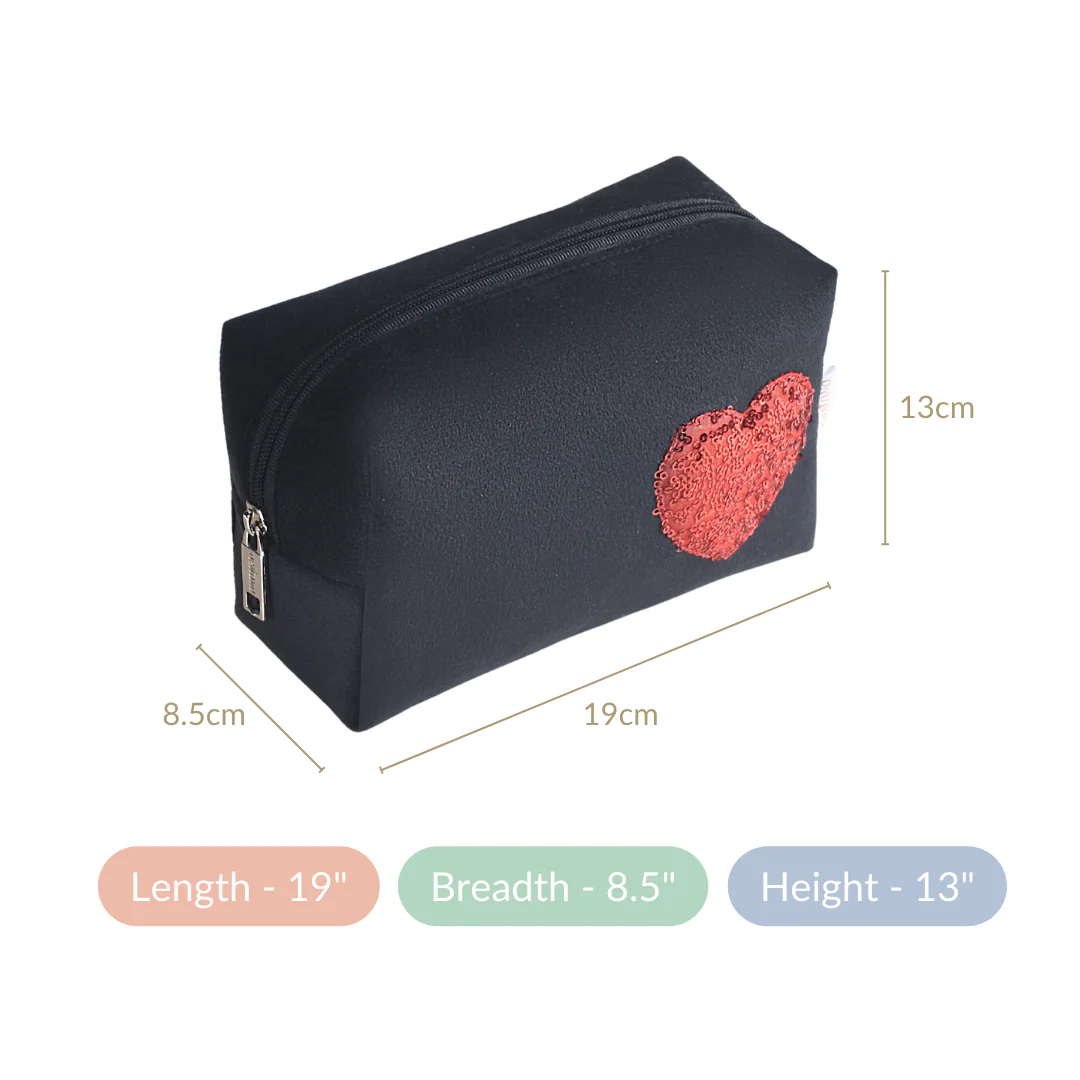 Love Makeup Pouch Set Of 2 - Image 3