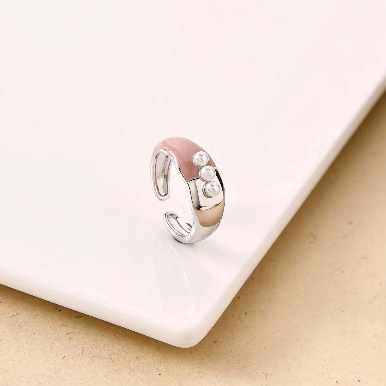 Luna Blush Dual Tone Ring - Image 5