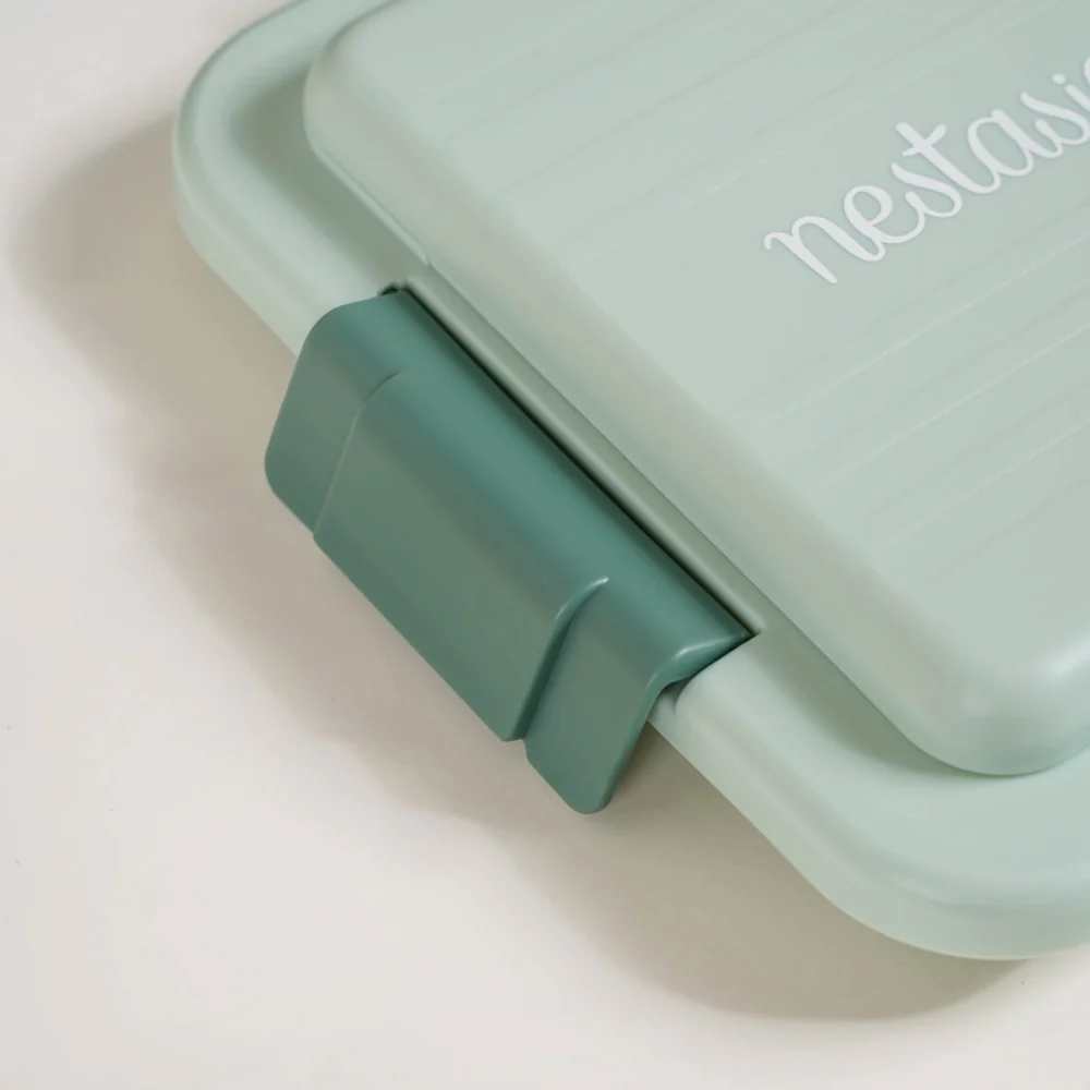 Lunch Box For Office Insulated 4 Compartment Green 1000ml - Image 25