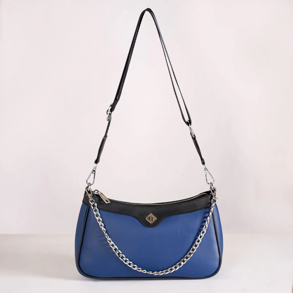 Lusso Blue Sling Handbag - Image 6