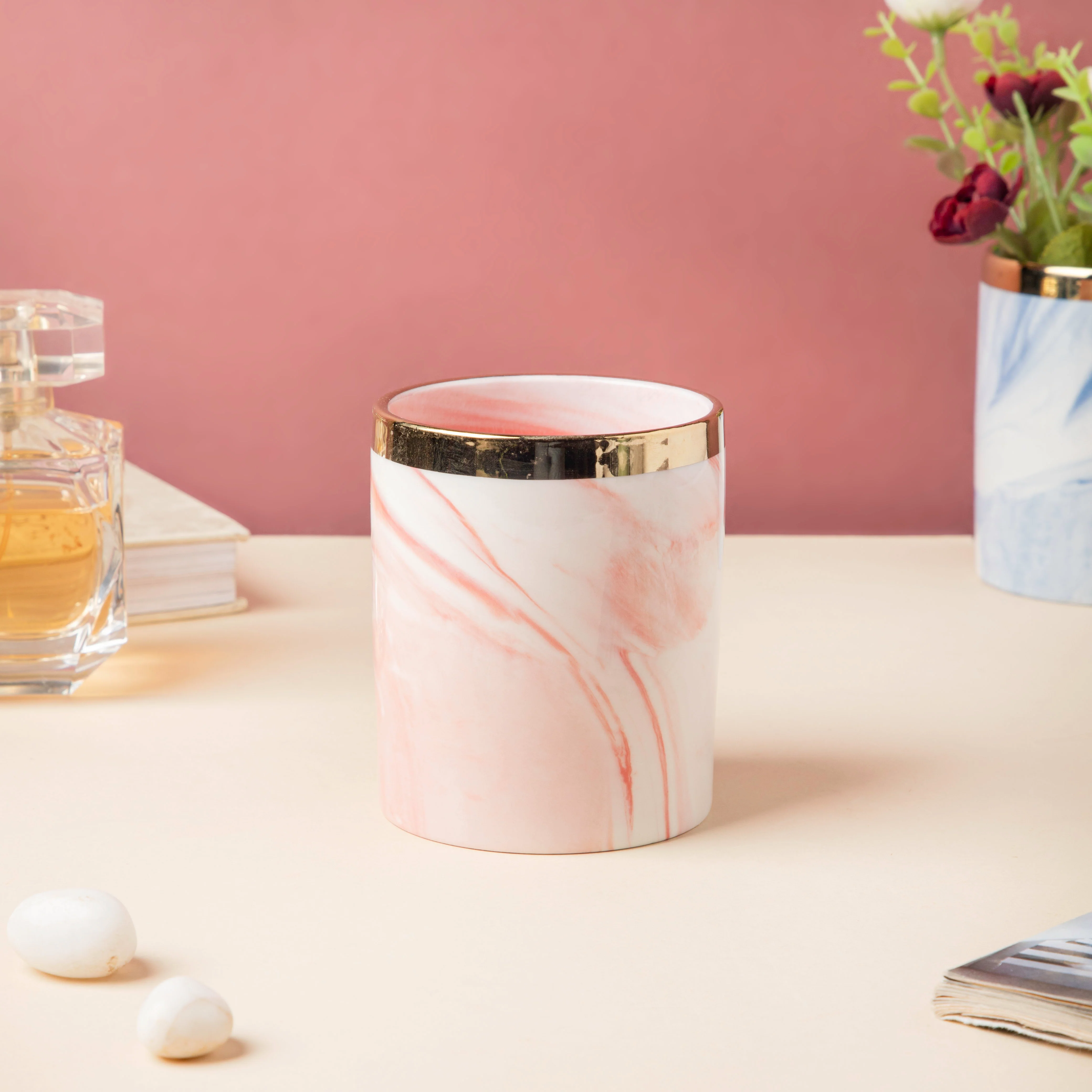 Luxe Ceramic Organiser Pink - Image 3