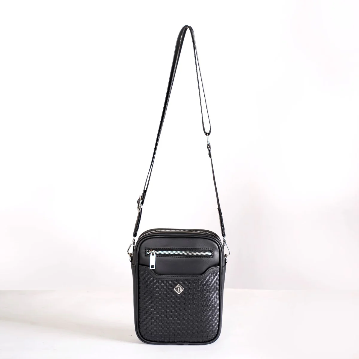 Luxe Crossbody Belt Bag Black - Image 13