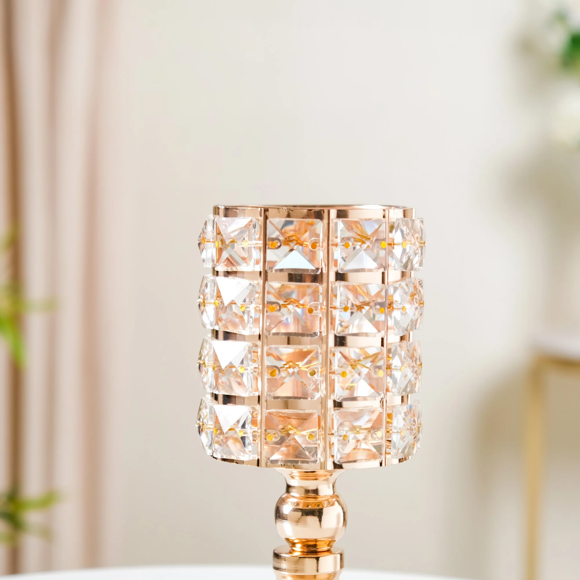 Luxe Crystal Votive Candle Holder Stand Small - Image 4