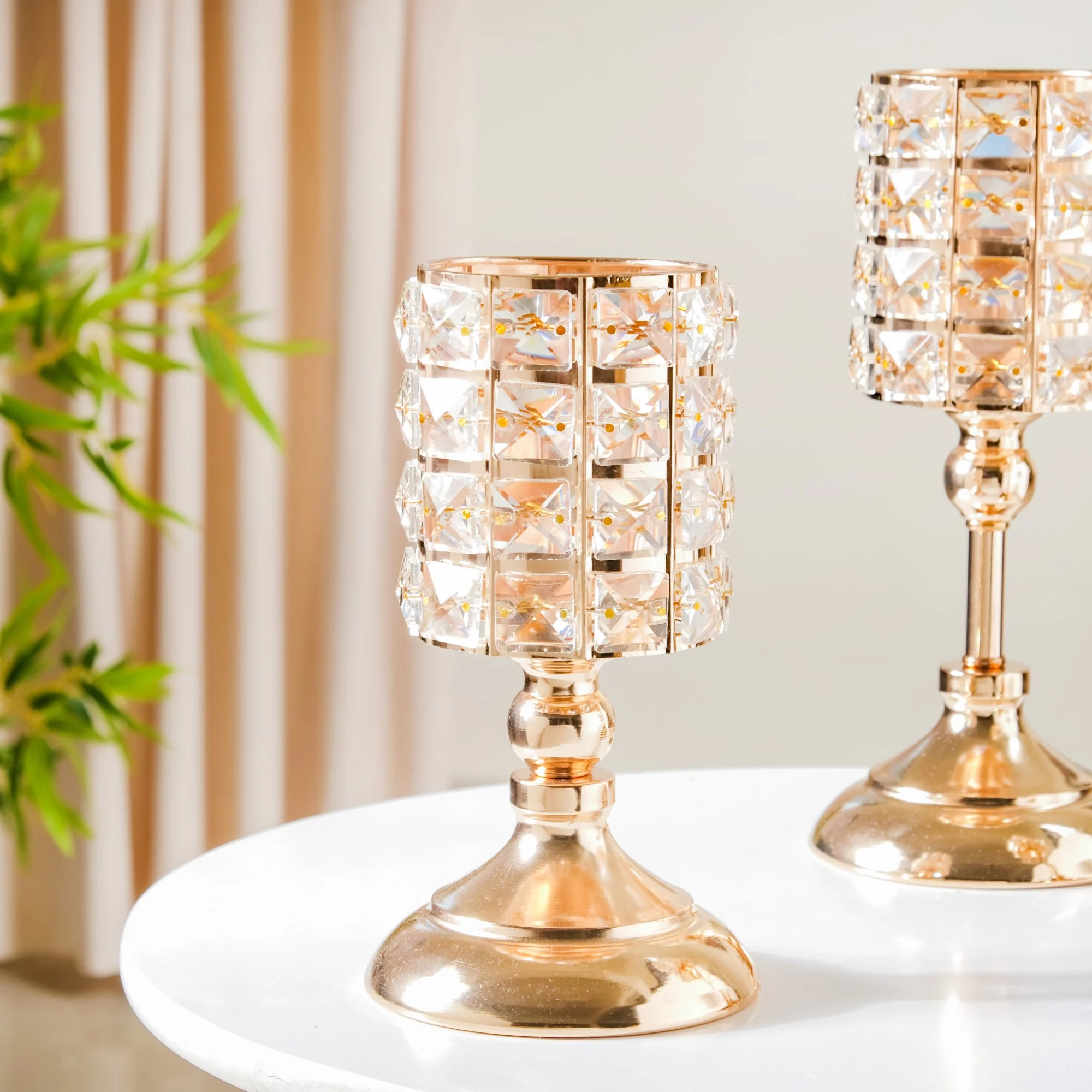 Luxe Crystal Votive Candle Stand Set Of 3 - Image 7