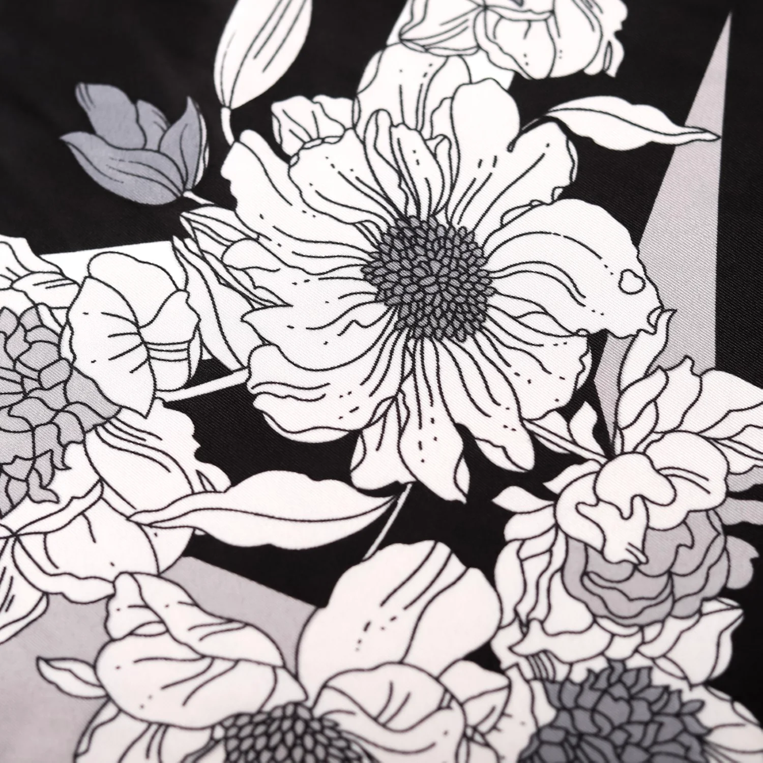 Luxe Floral Square Scarf - Image 6