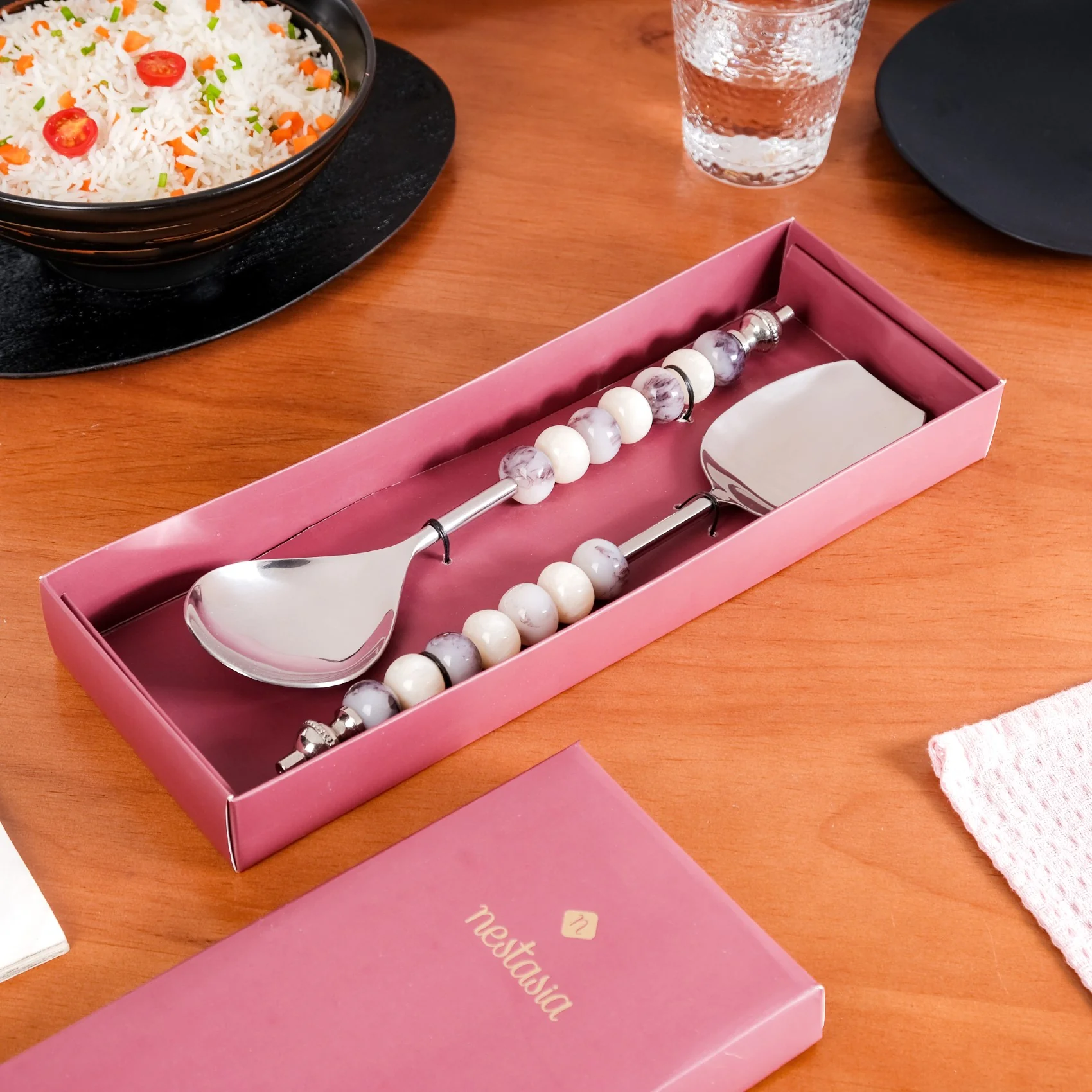 Luxury Accent Serving Spoon Set Of 2 - Image 2