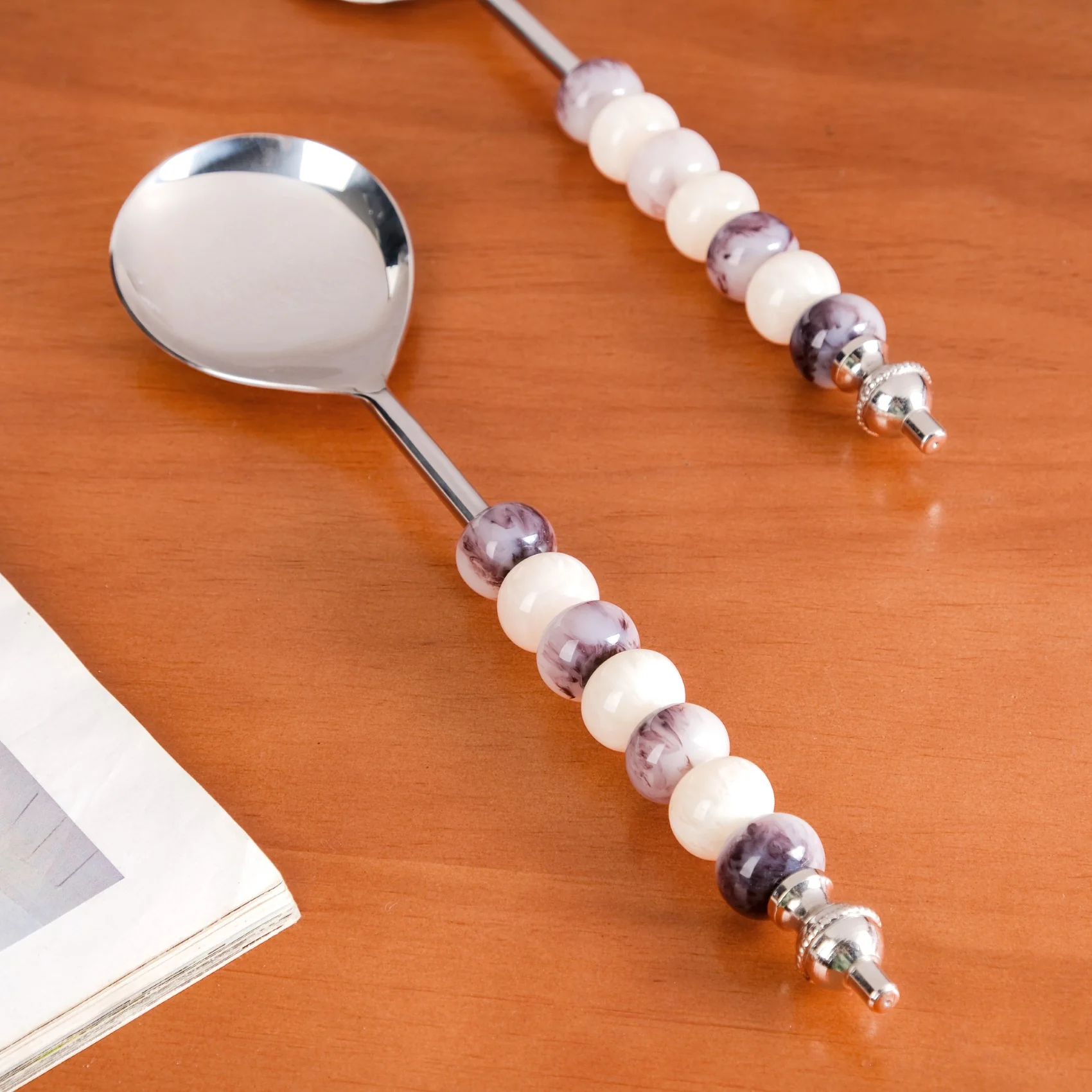 Luxury Accent Serving Spoon Set Of 2 - Image 9