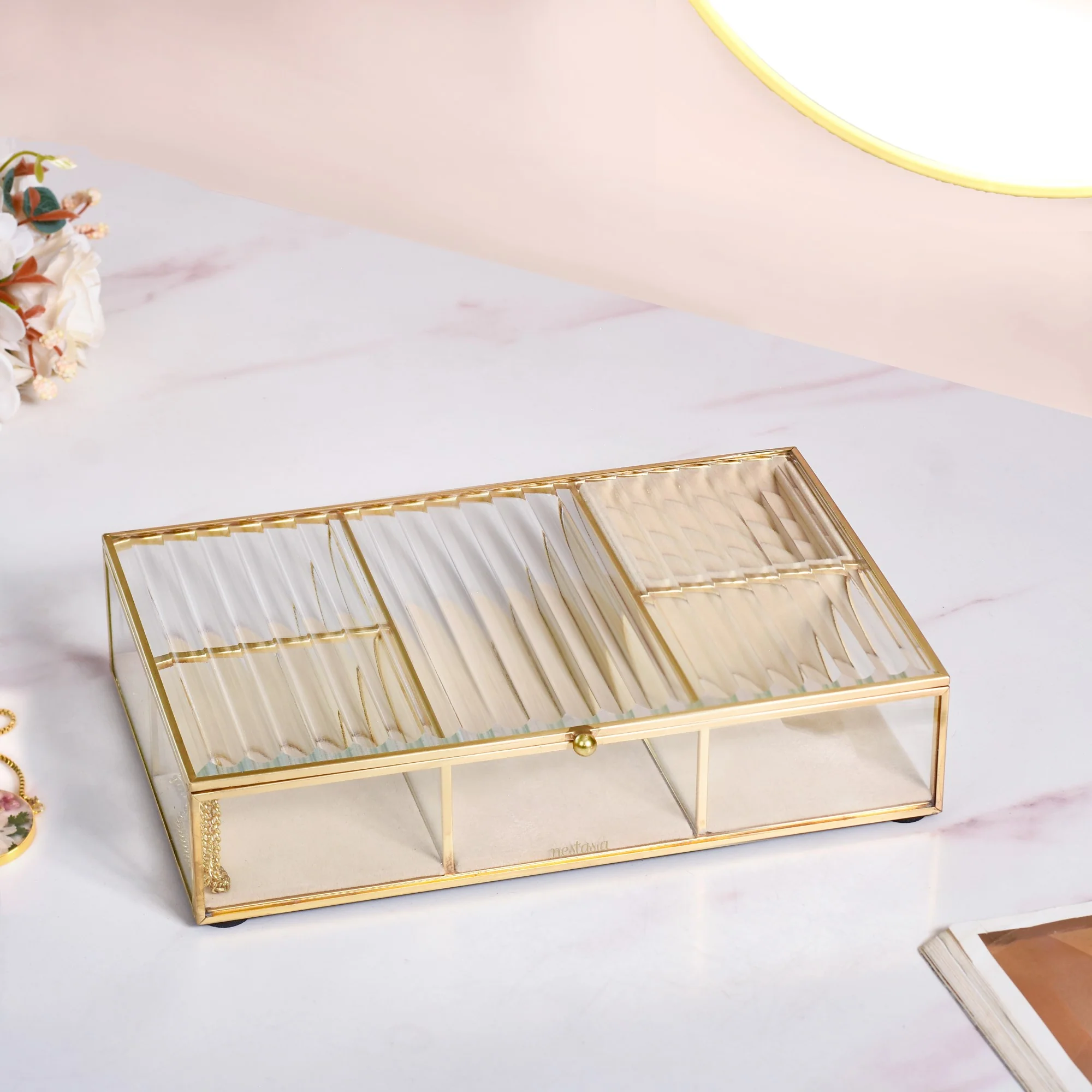 Luxury Jewellery Box With Velvet Base