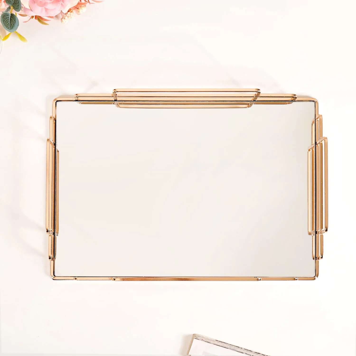 Luxury Minimalist Mirror Decorative Tray - Image 6