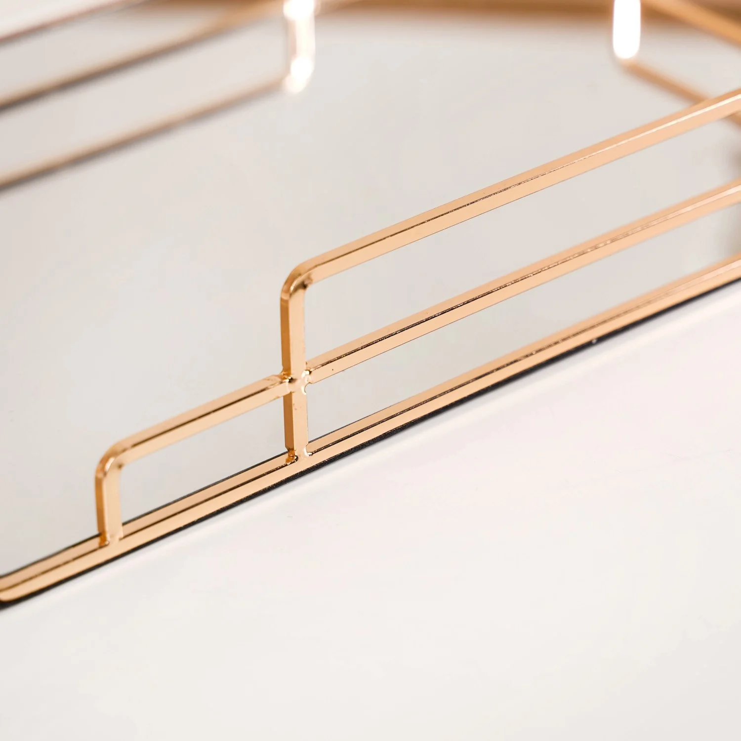 Luxury Minimalist Mirror Decorative Tray - Image 8