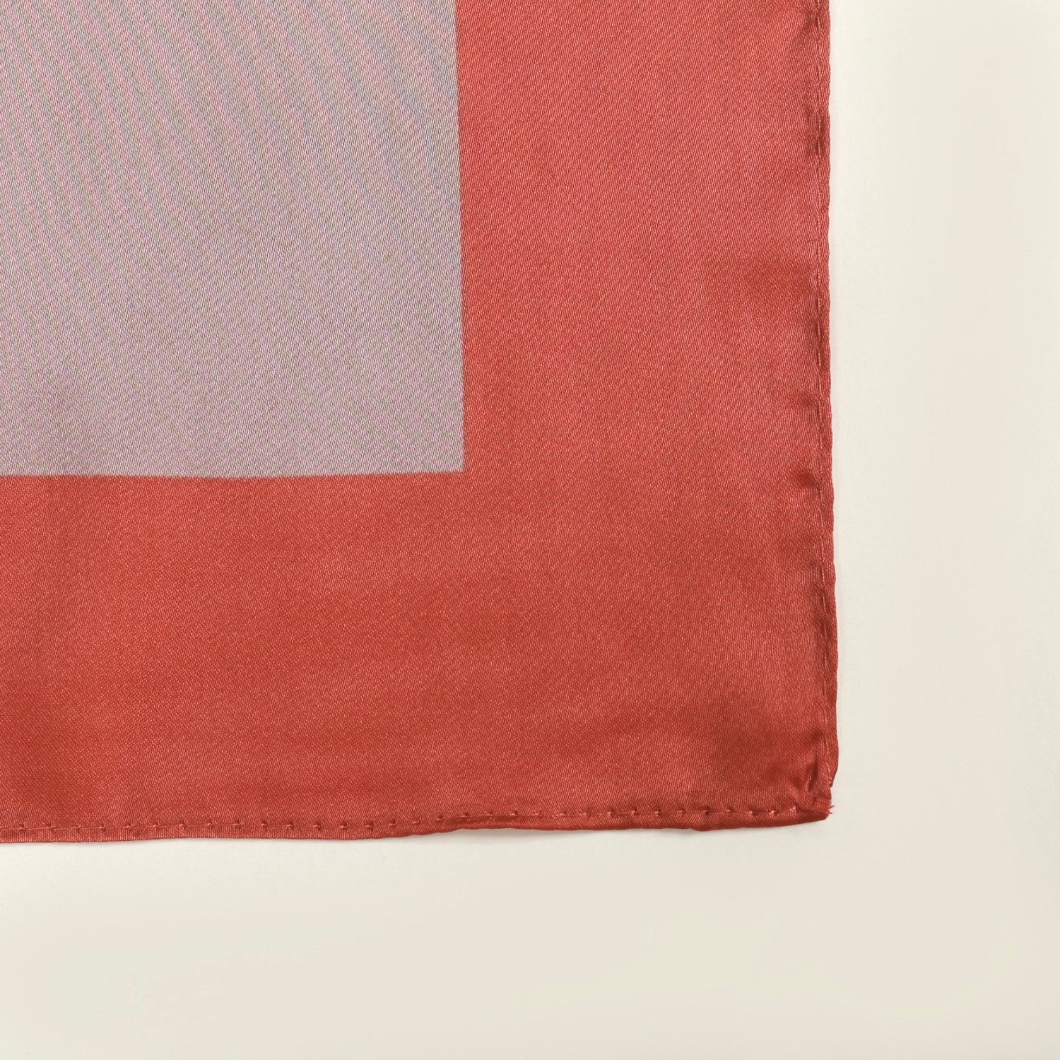 Luxury Red And Champagne Pink Silky Scarf for Women - Image 6