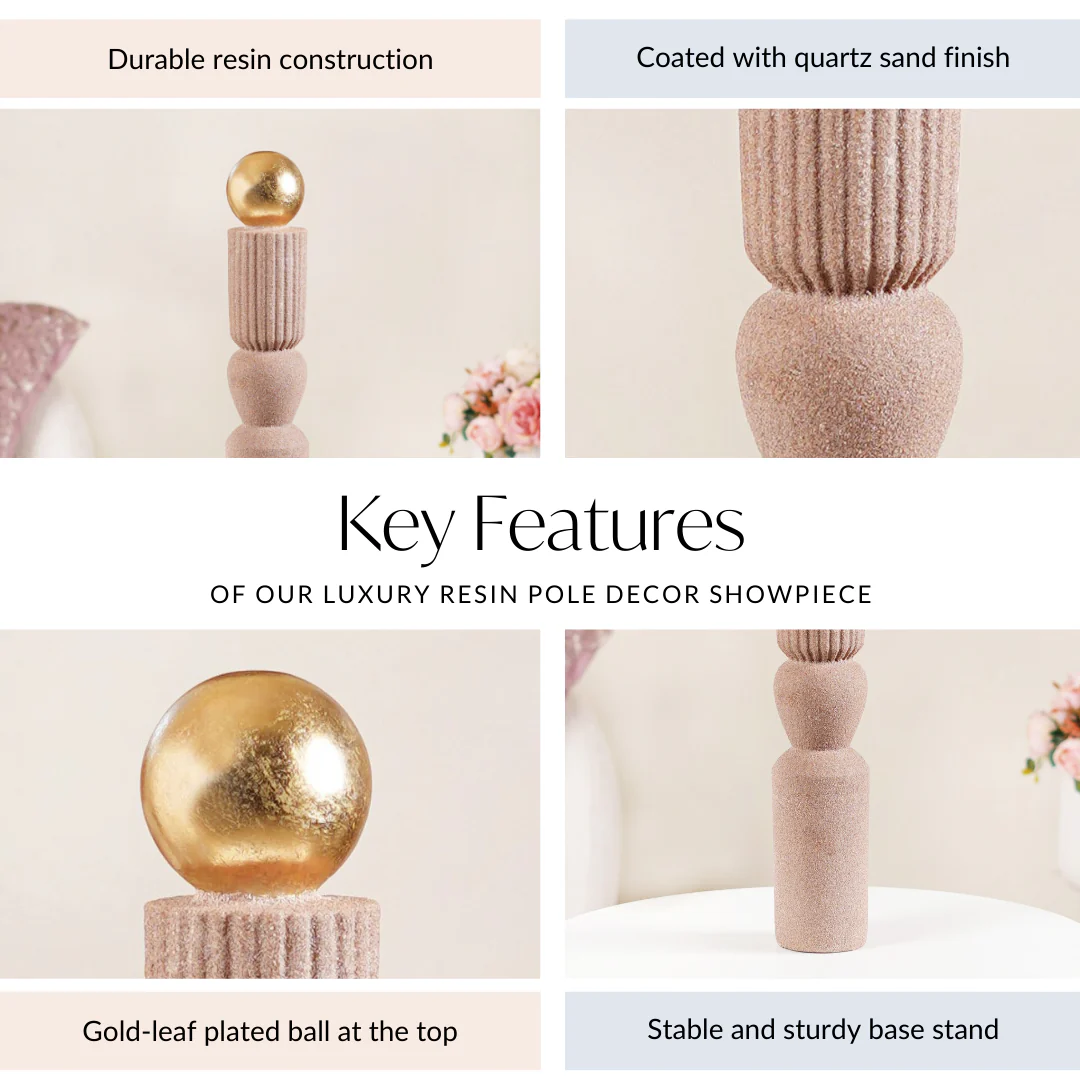 Luxury Textured Tall Decor Showpiece - Image 4