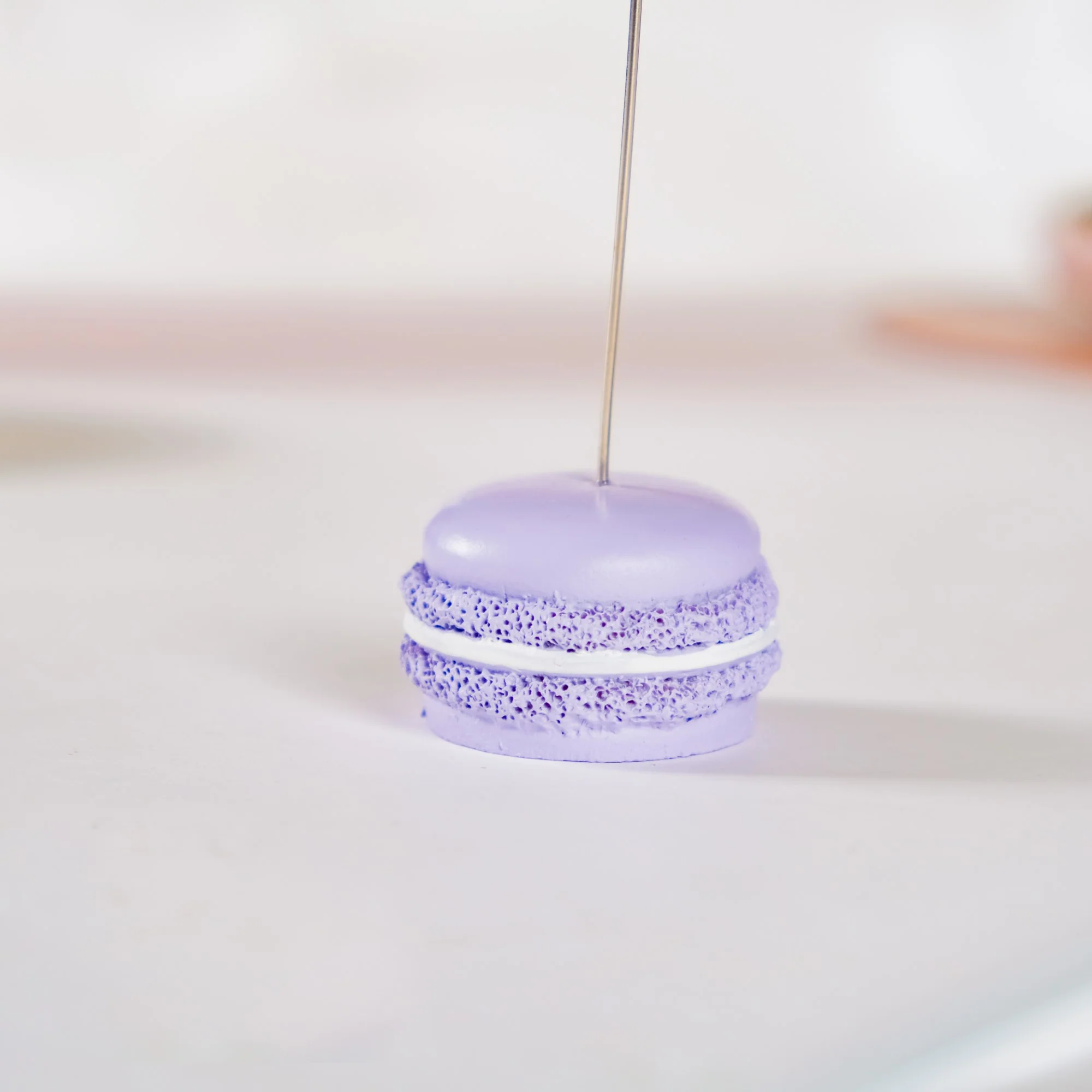 Macaron Place Card Holder Lavender 4.5 Inch - Image 4
