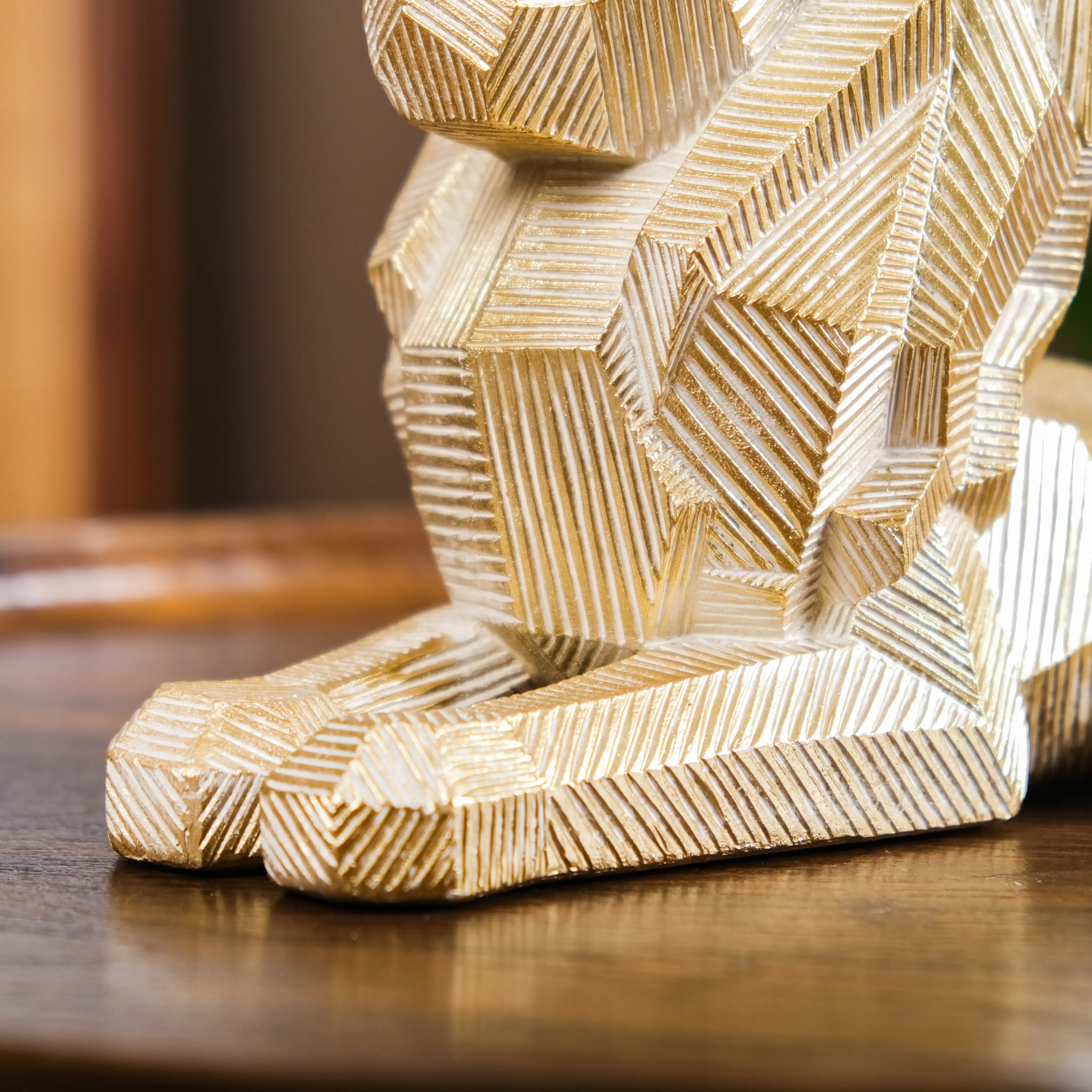 Majestic Lion Modern Decor Gold - Image 10