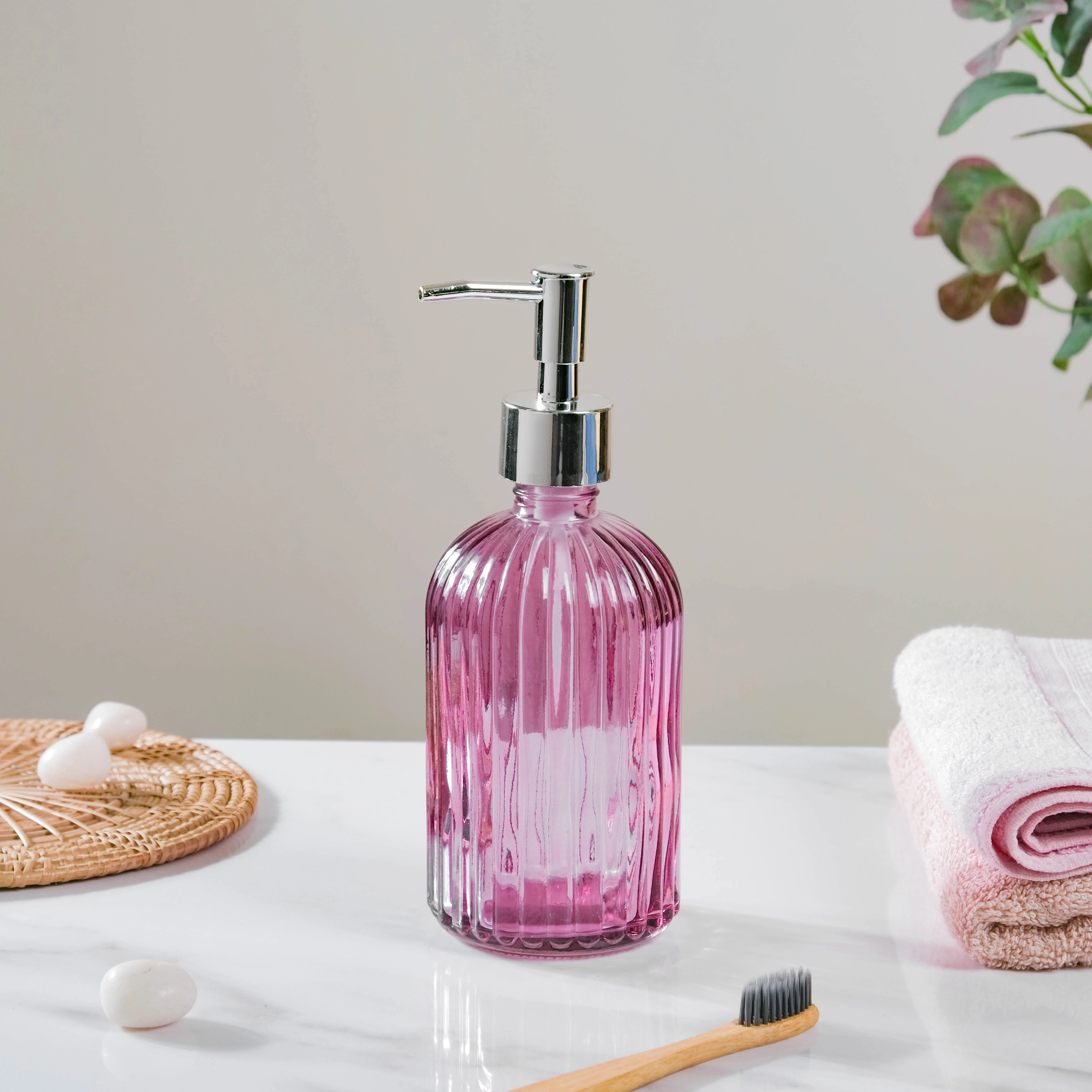 Majestic Purple Glass Dispenser With Nozzle - Image 3