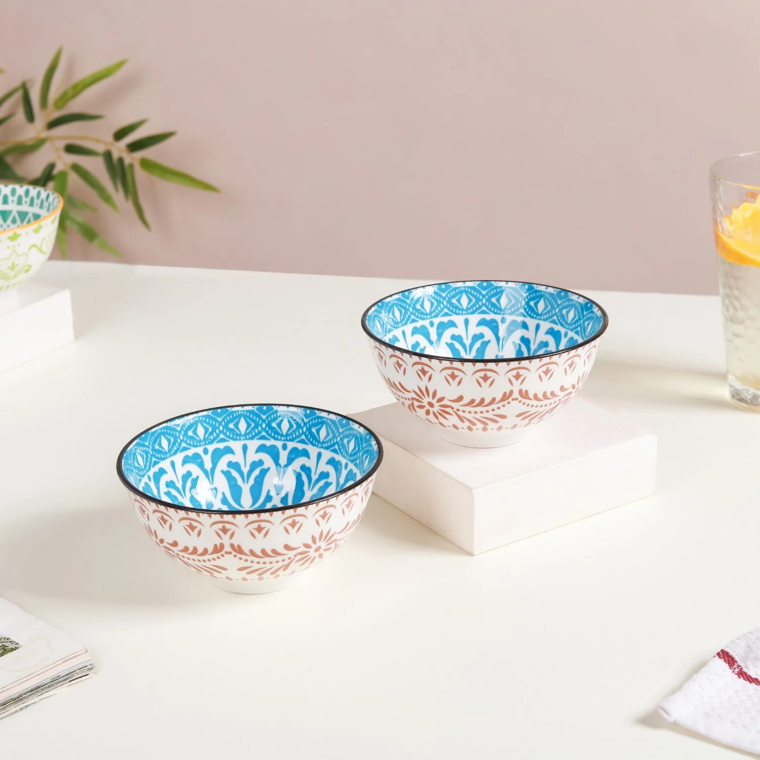 Mandala Dessert Bowl Set of 2 - Image 10