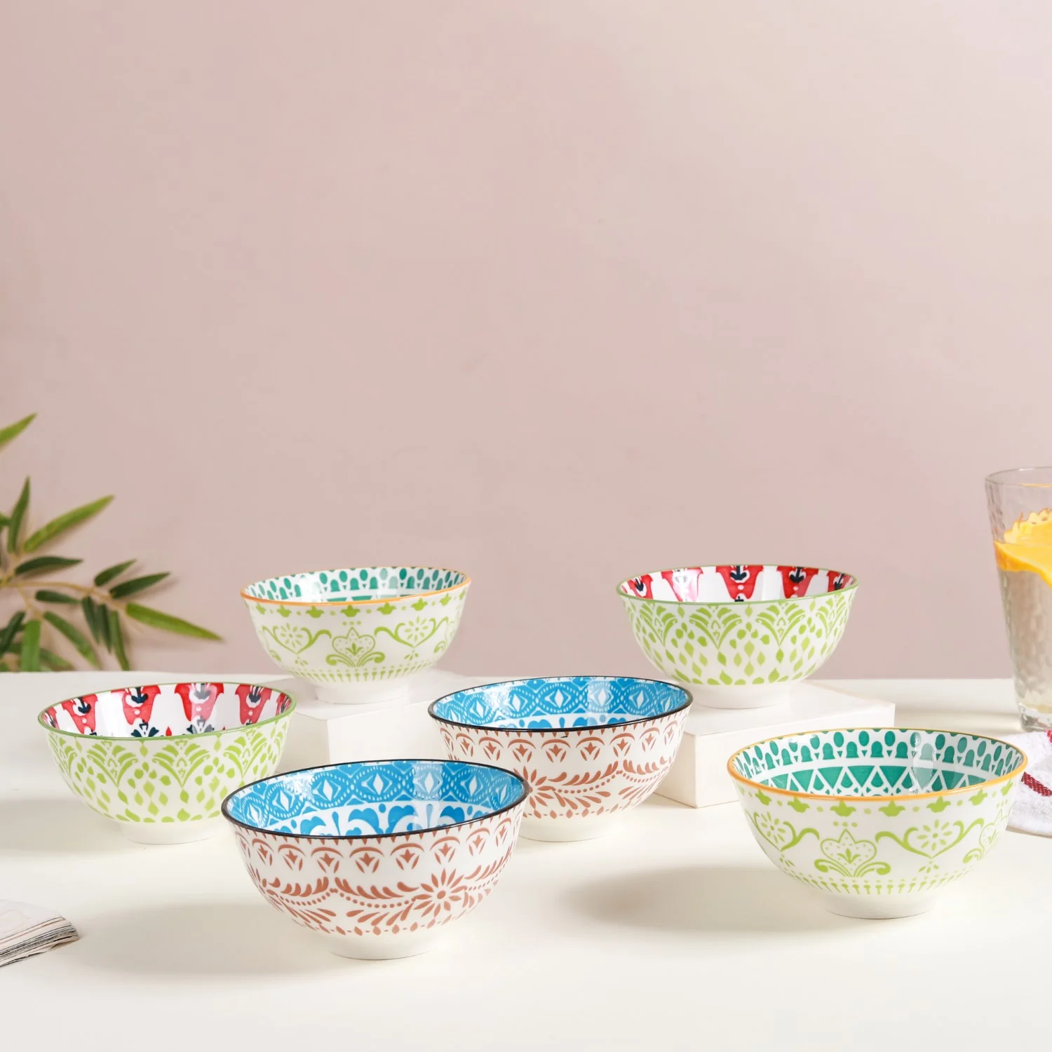 Mandala Dessert Bowl Set of 2 - Image 7
