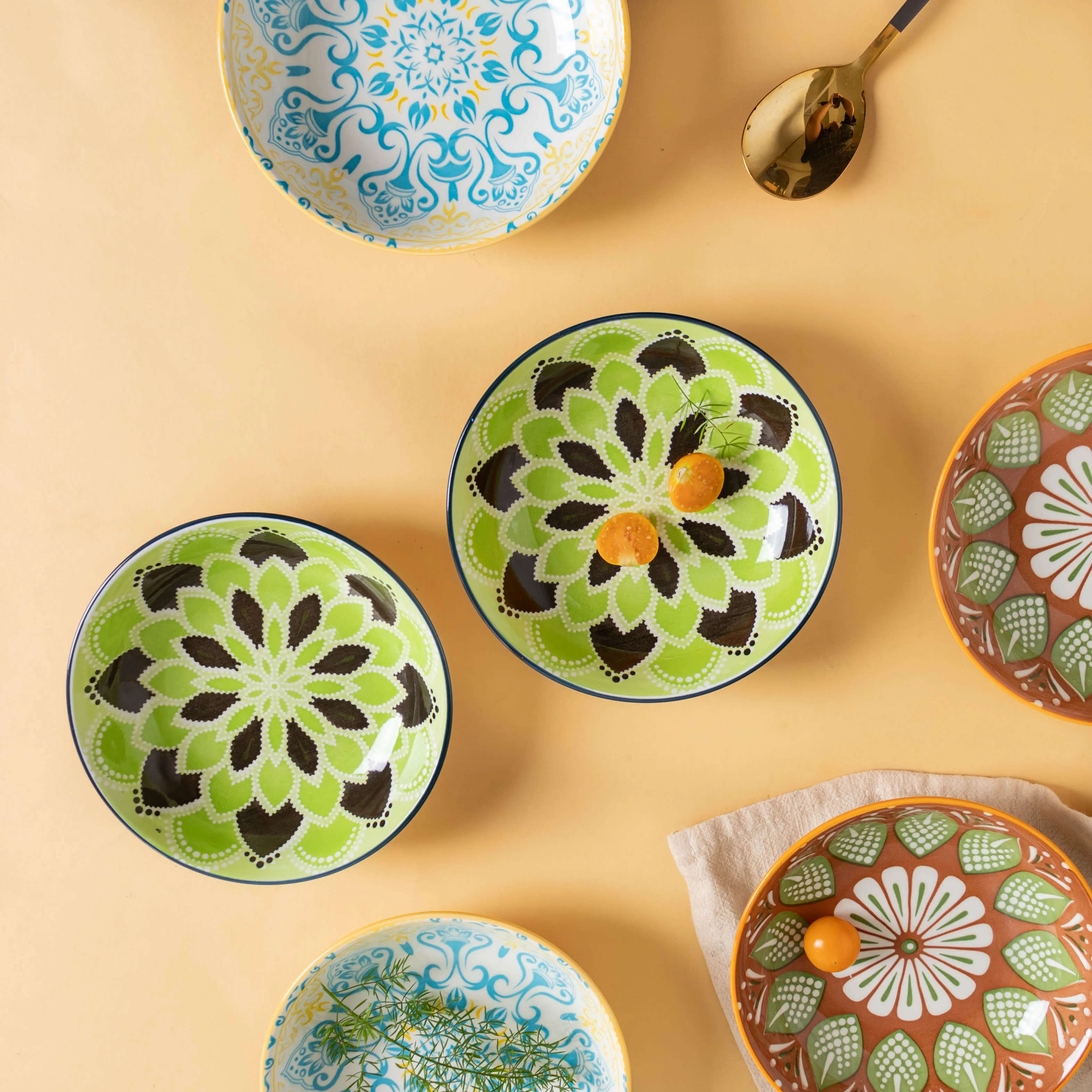 Mandala Dessert Plate Set of 2 - Image 5