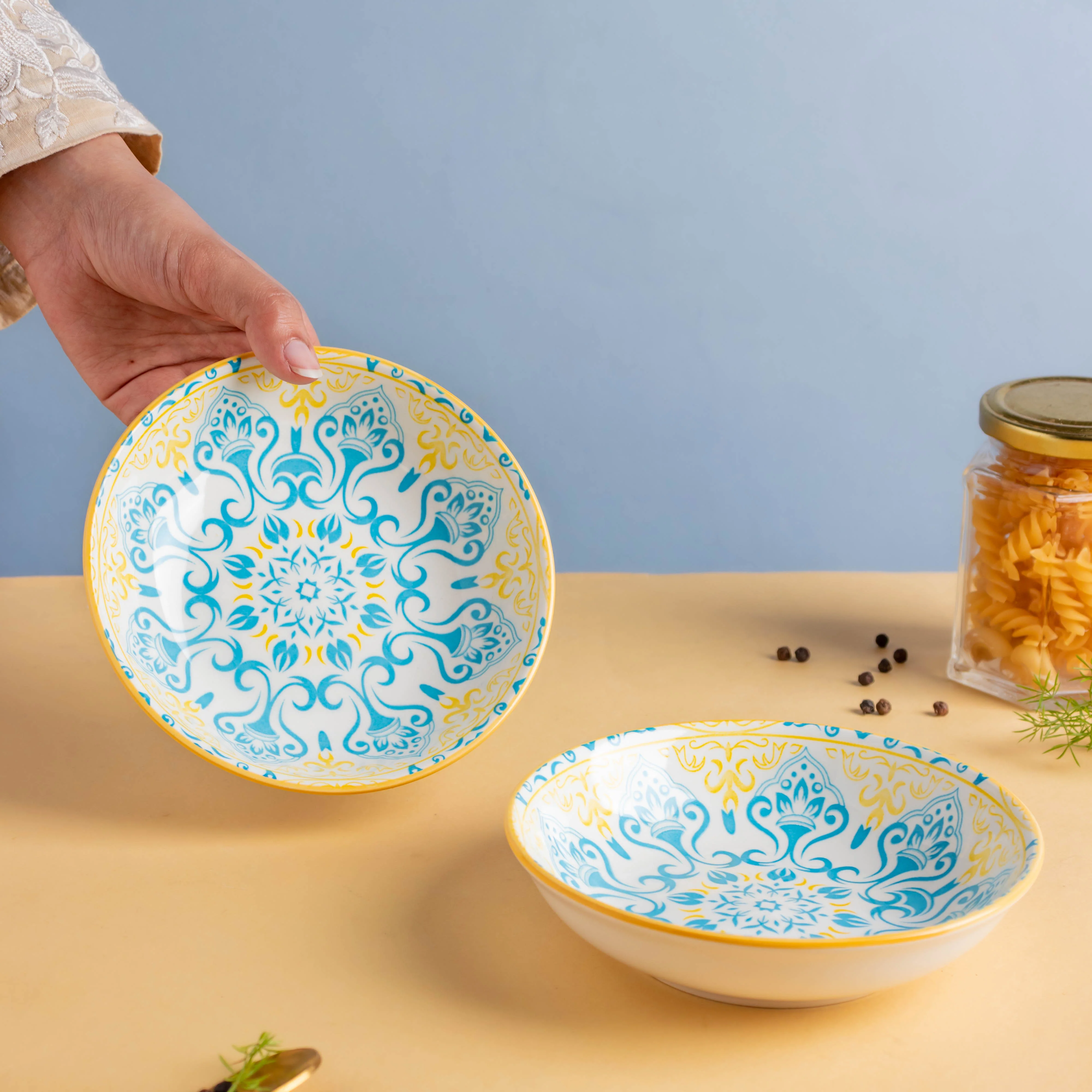 Mandala Dessert Plate Set of 2 - Image 6