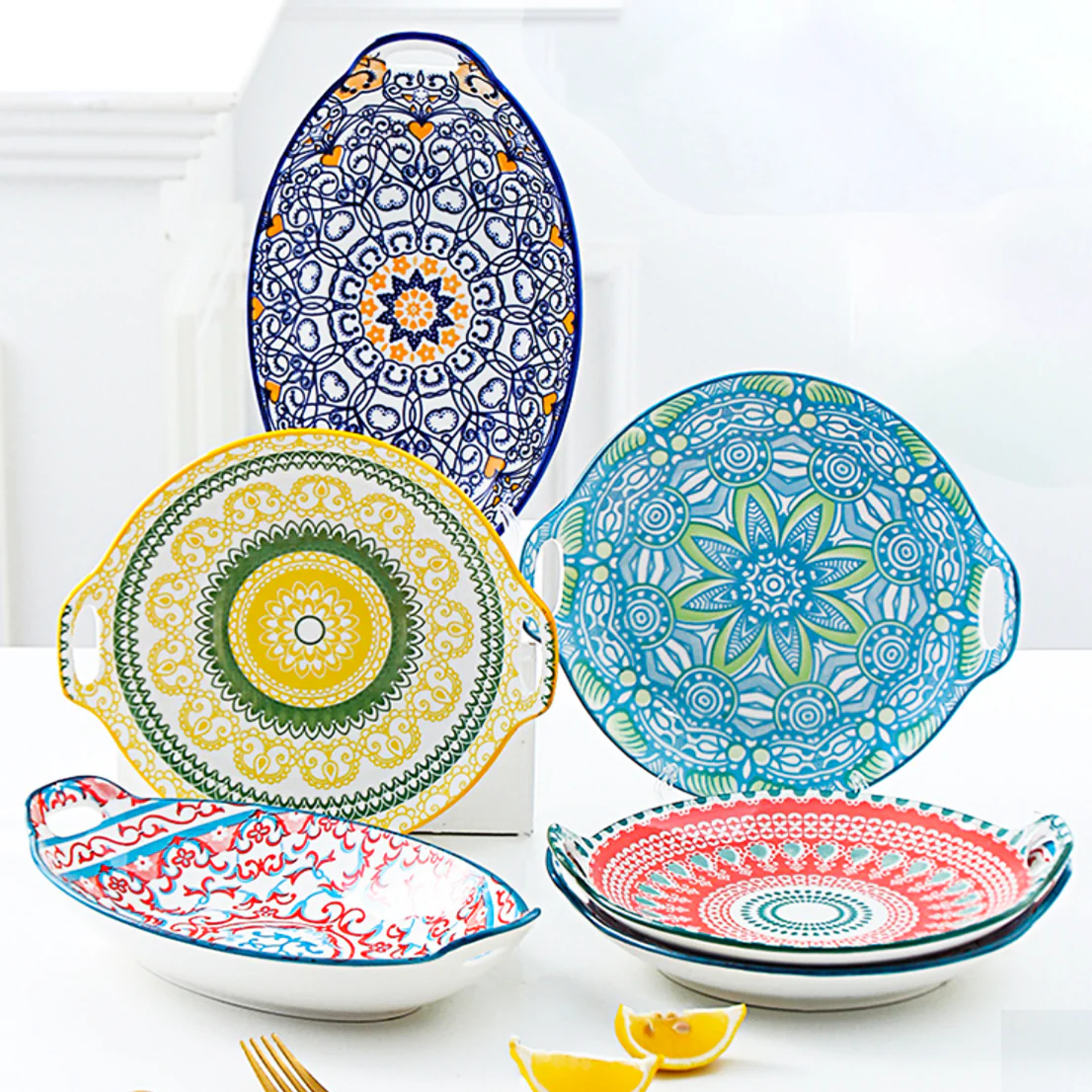 Mandala Long Dish - Image 12