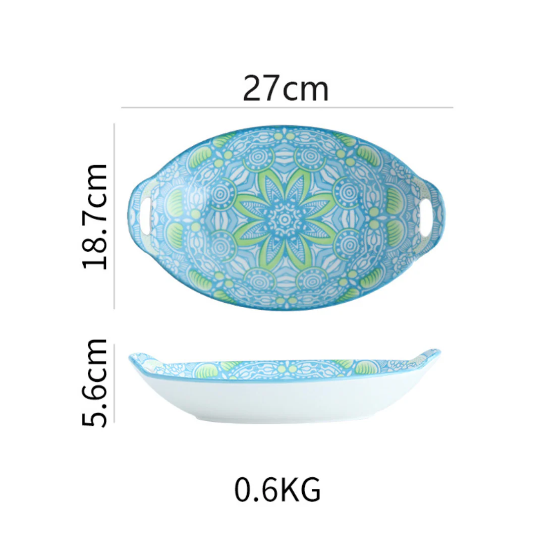 Mandala Long Dish - Image 17