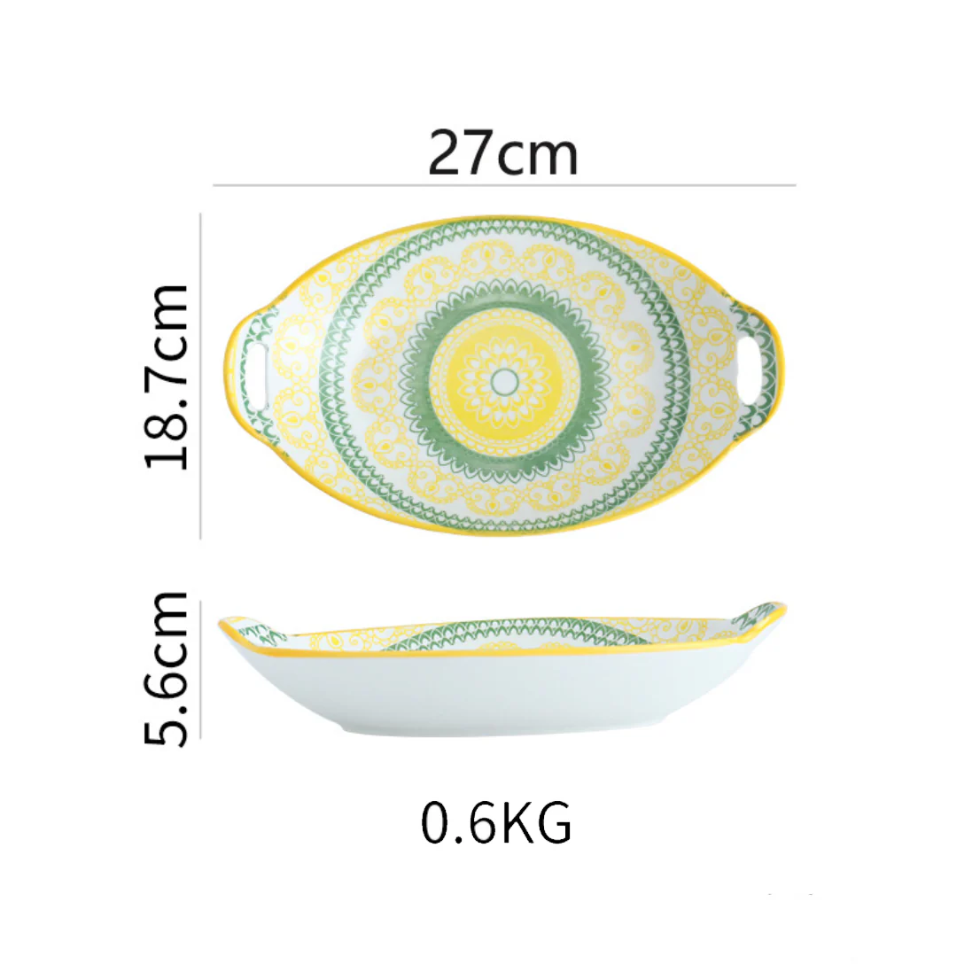 Mandala Long Dish - Image 18