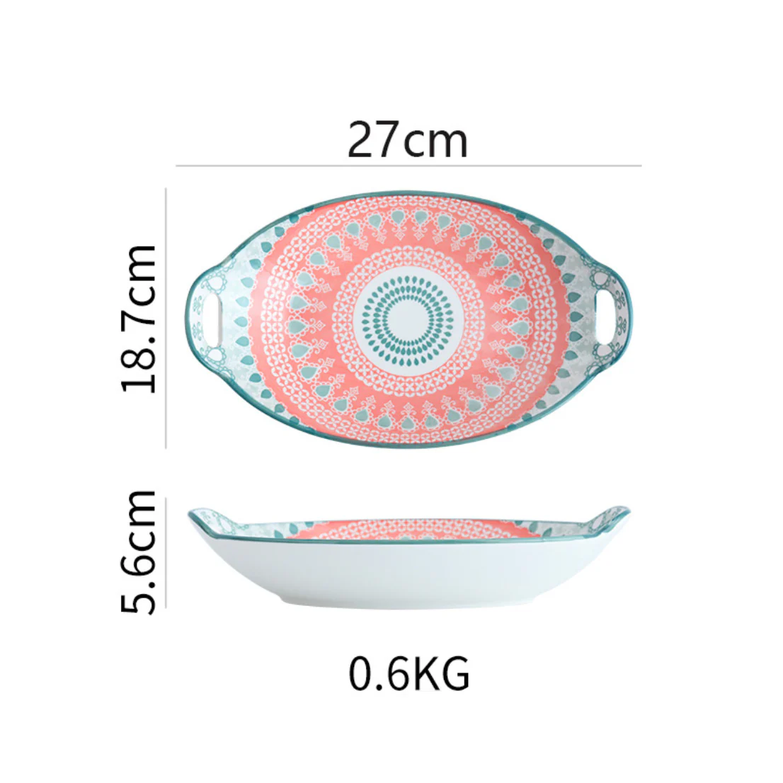 Mandala Long Dish - Image 20