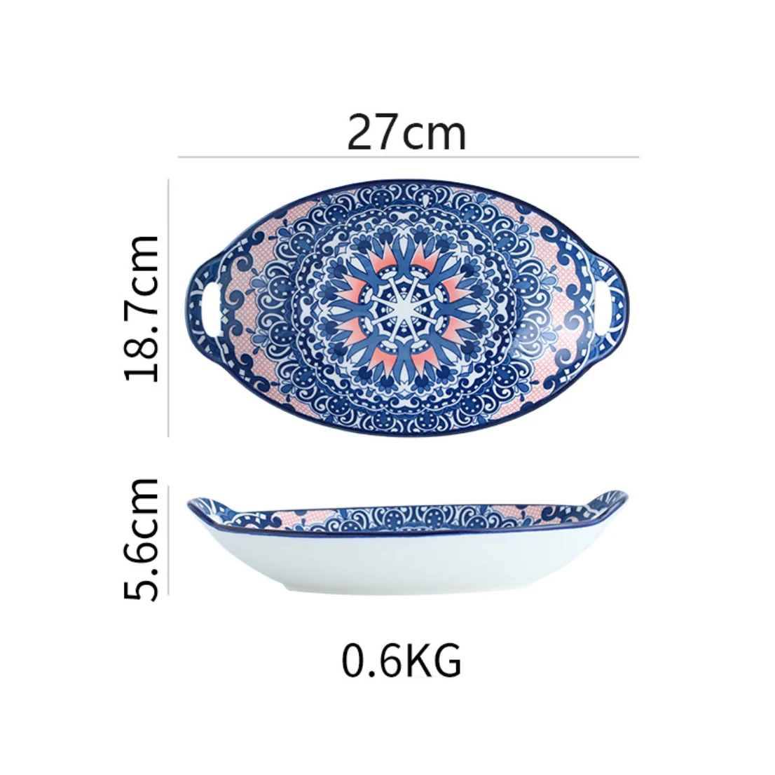 Mandala Long Dish - Image 21