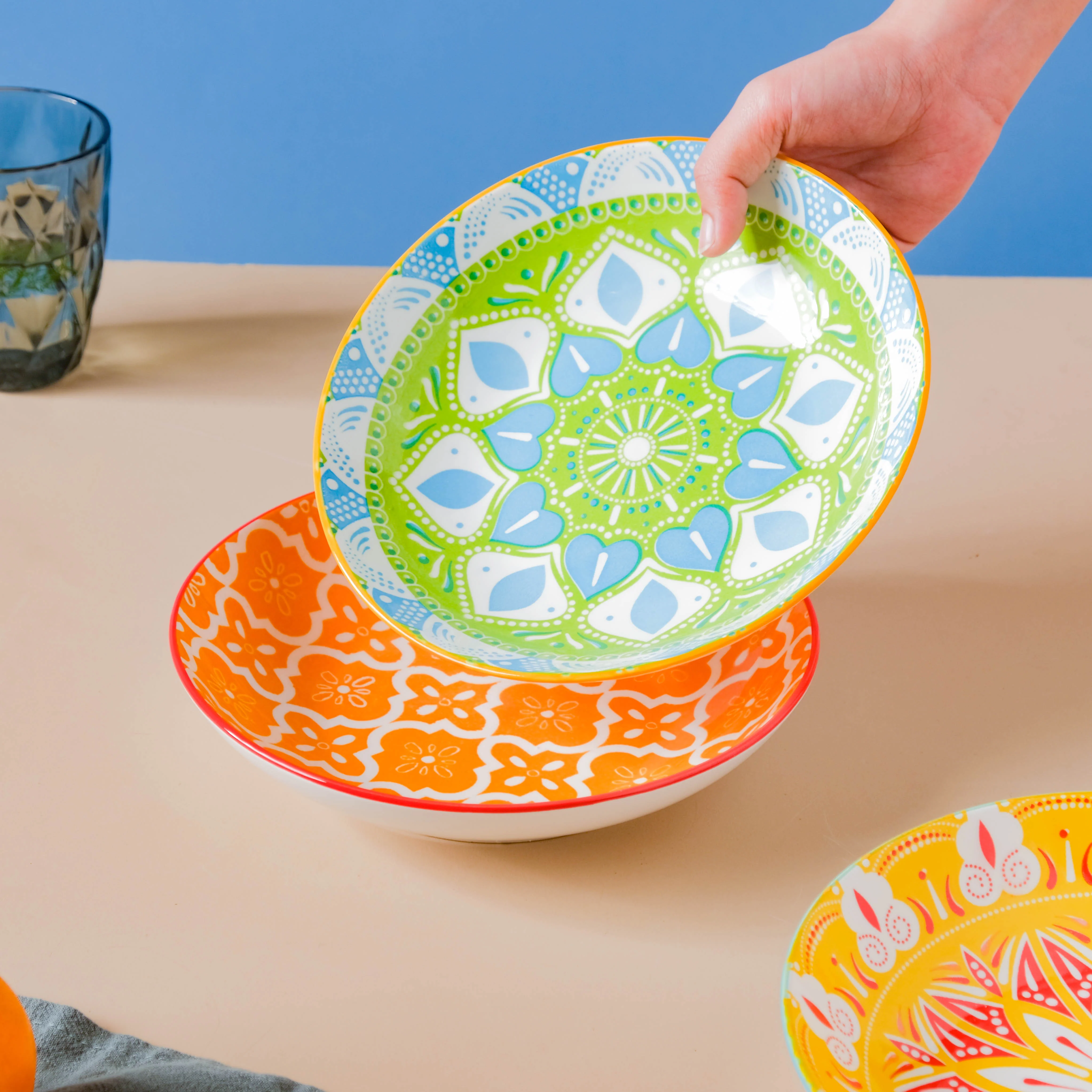 Mandala Pasta Plate - Image 3