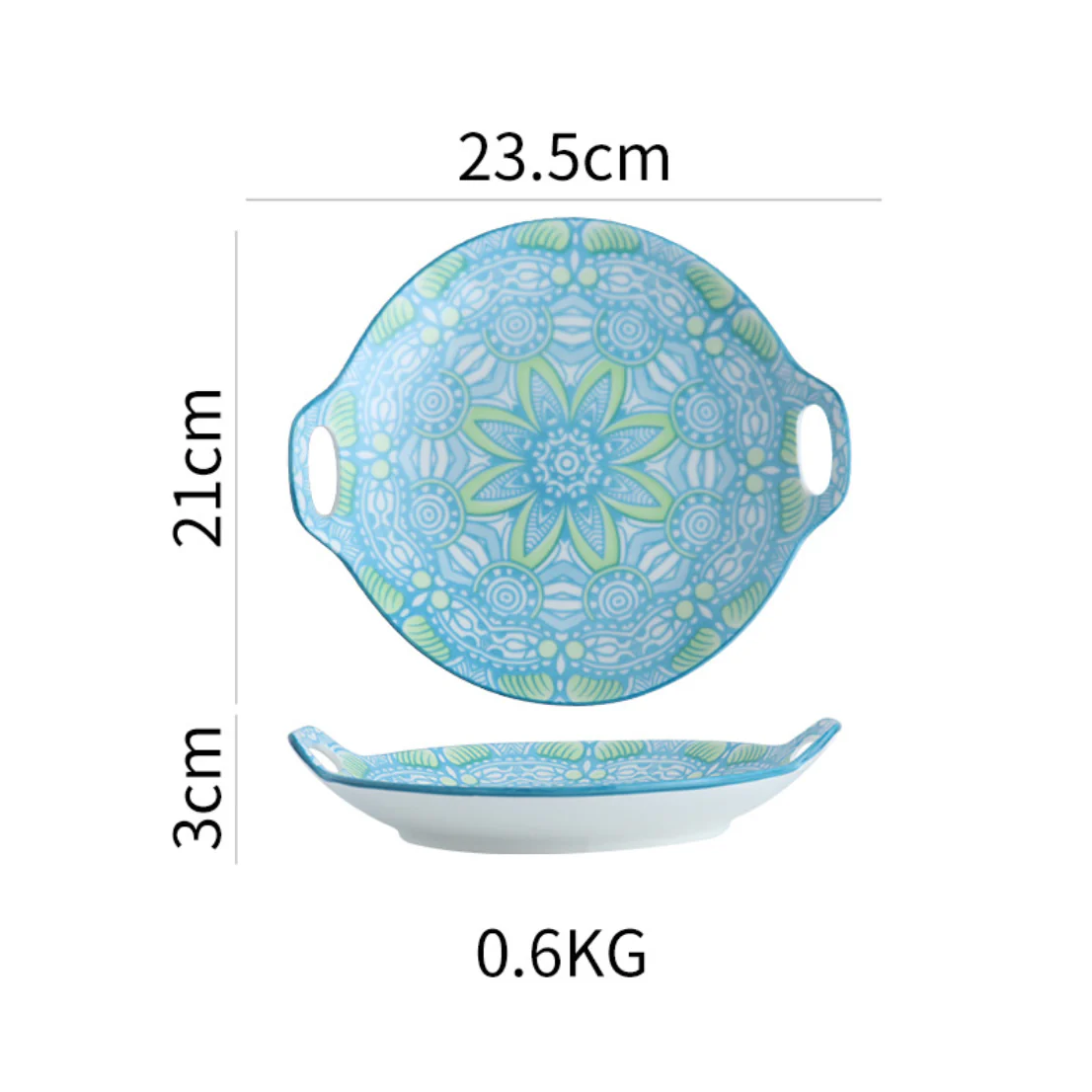 Mandala Round Dish - Image 12