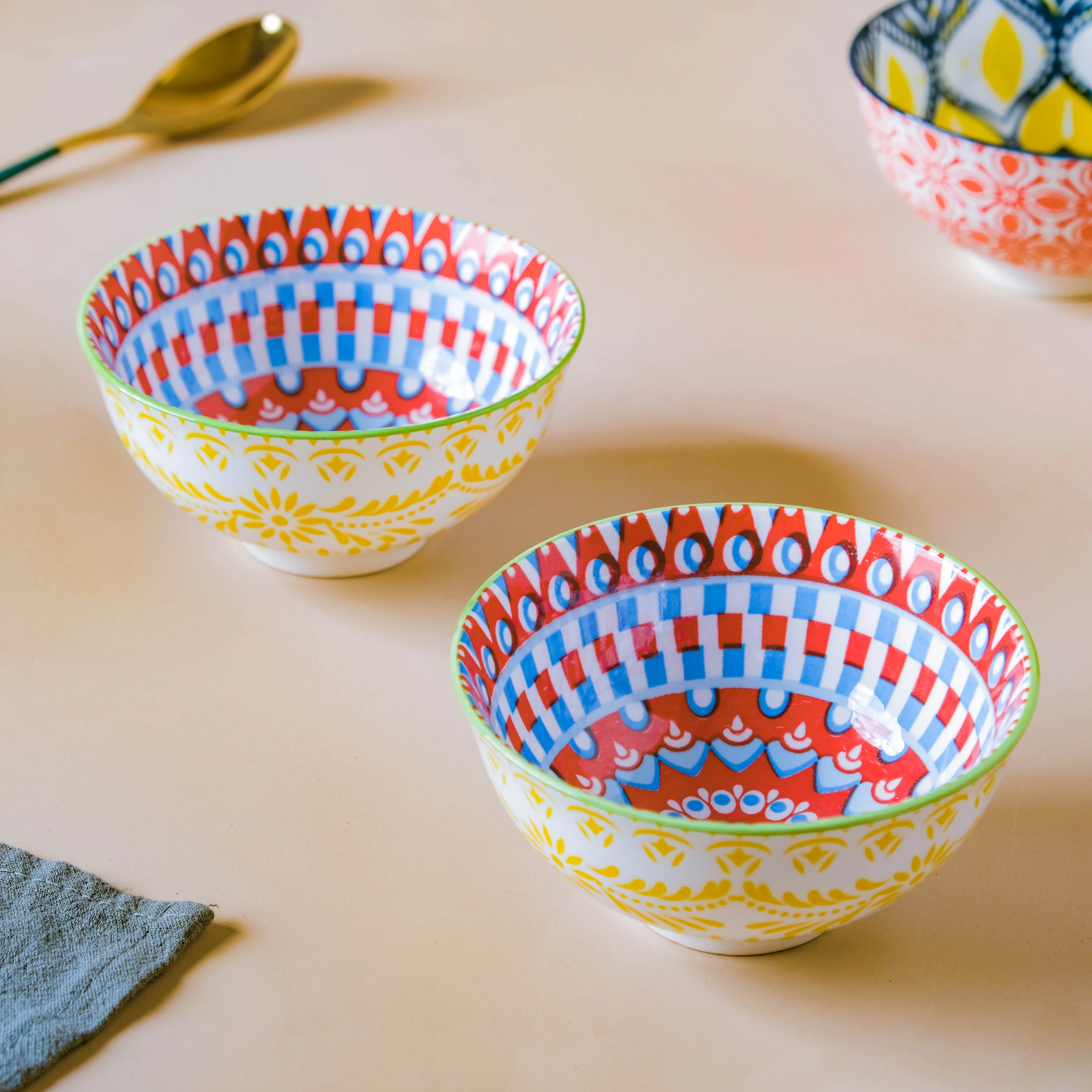 Mandala Snack Bowl Set of 2 250 ml - Image 10