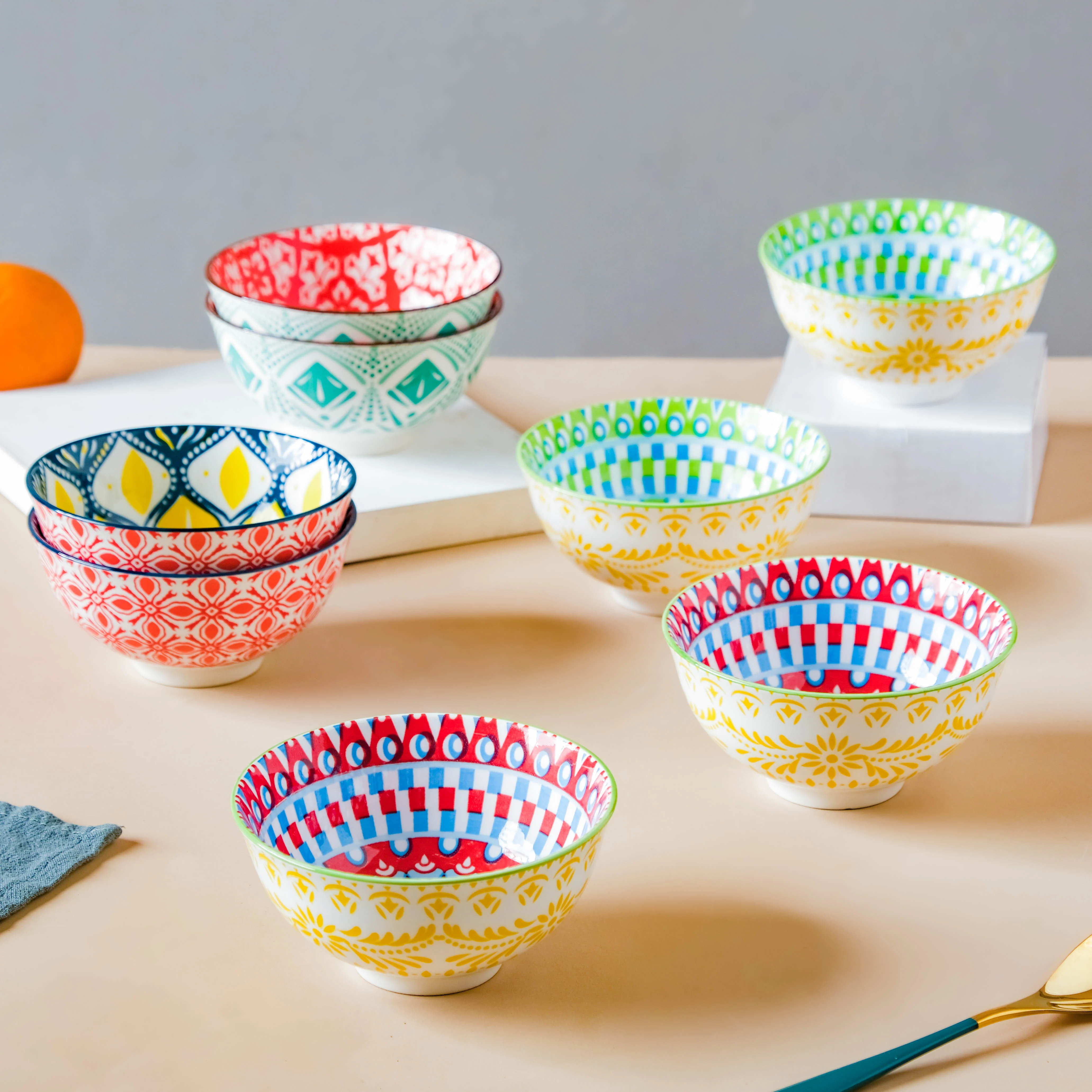 Mandala Snack Bowl Set of 2 250 ml - Image 3