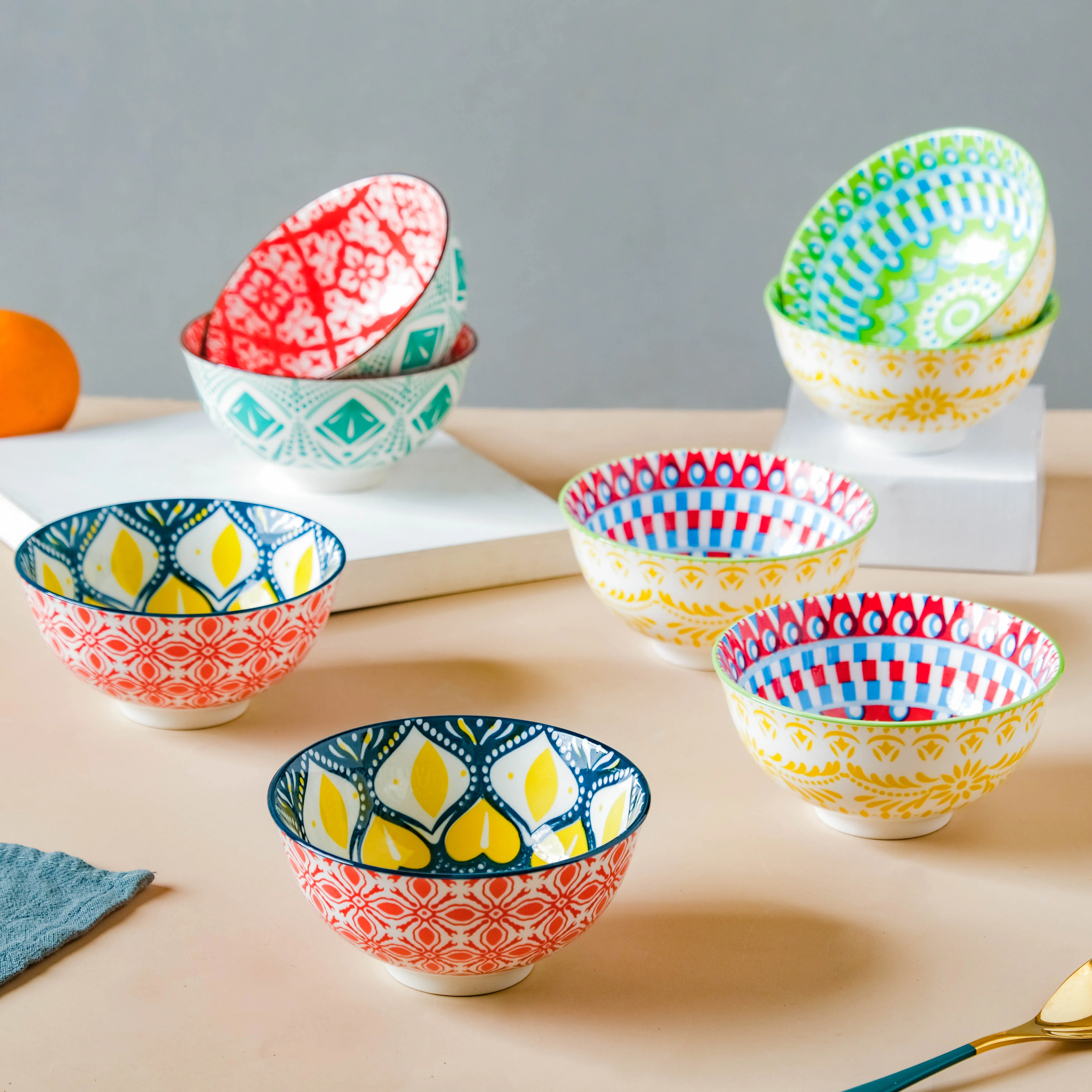 Mandala Snack Bowl Set of 2 250 ml - Image 4