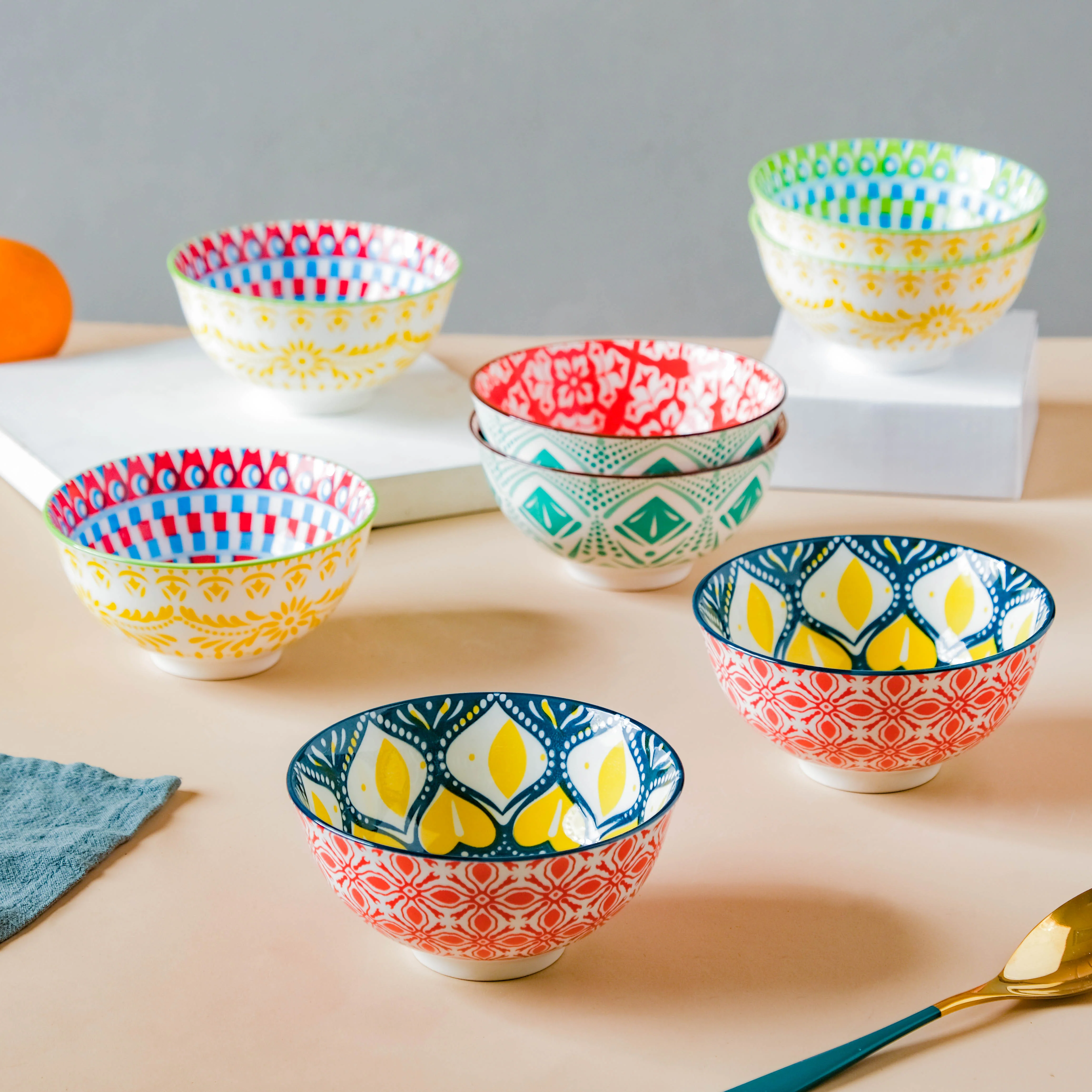 Mandala Snack Bowl Set of 2 250 ml - Image 5