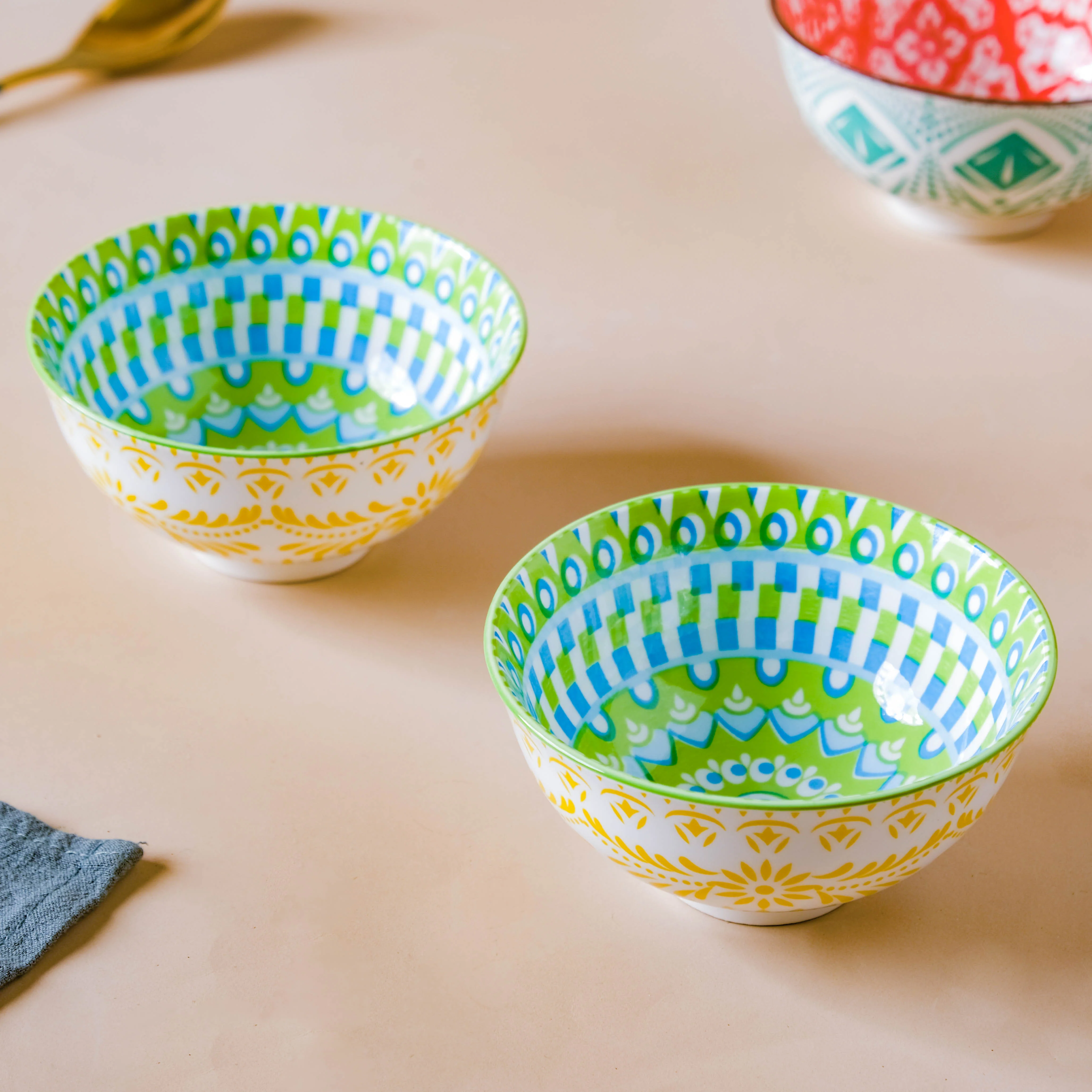 Mandala Snack Bowl Set of 2 250 ml - Image 8