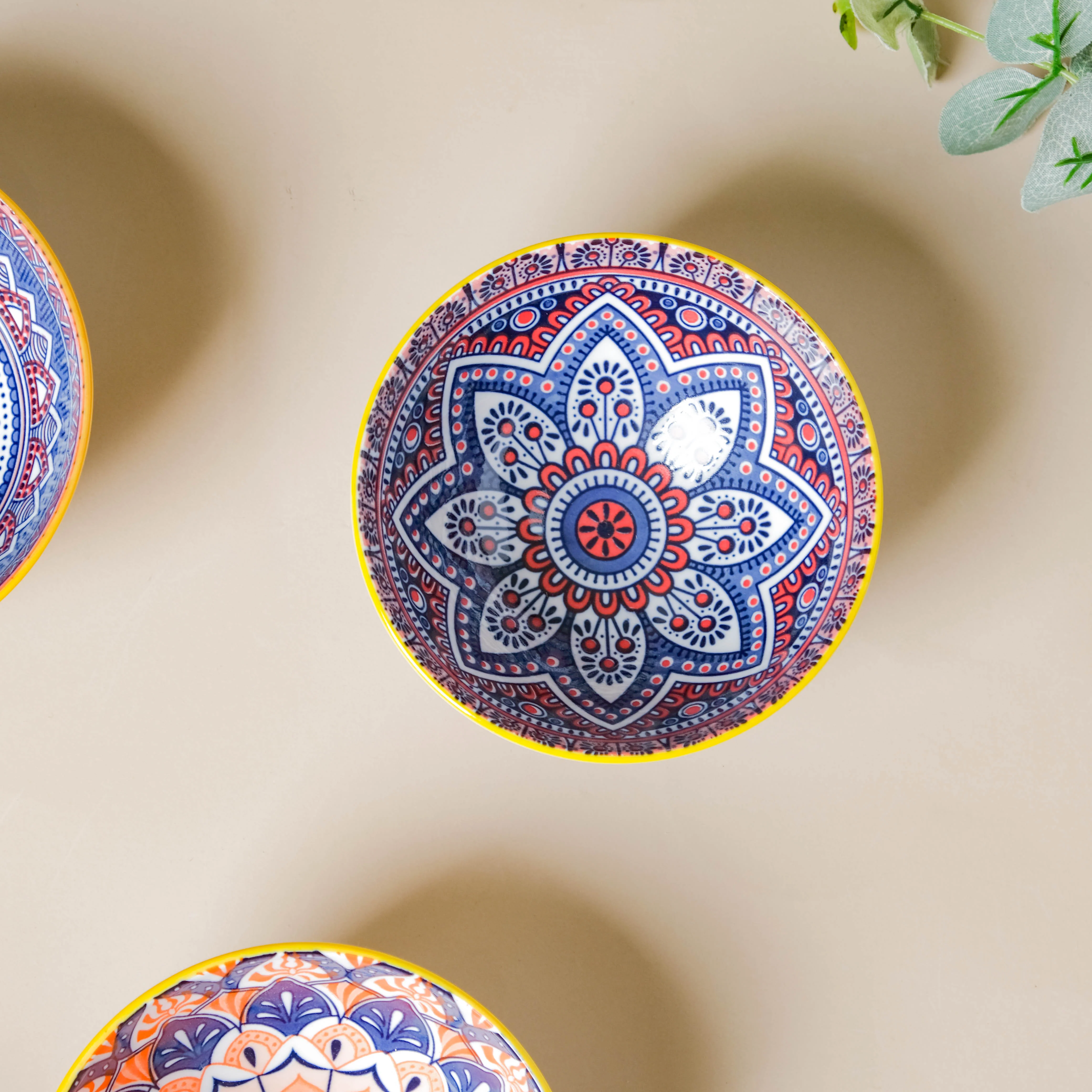 Mandala Snack Bowl Set Of 6 With Chopsticks - Image 11