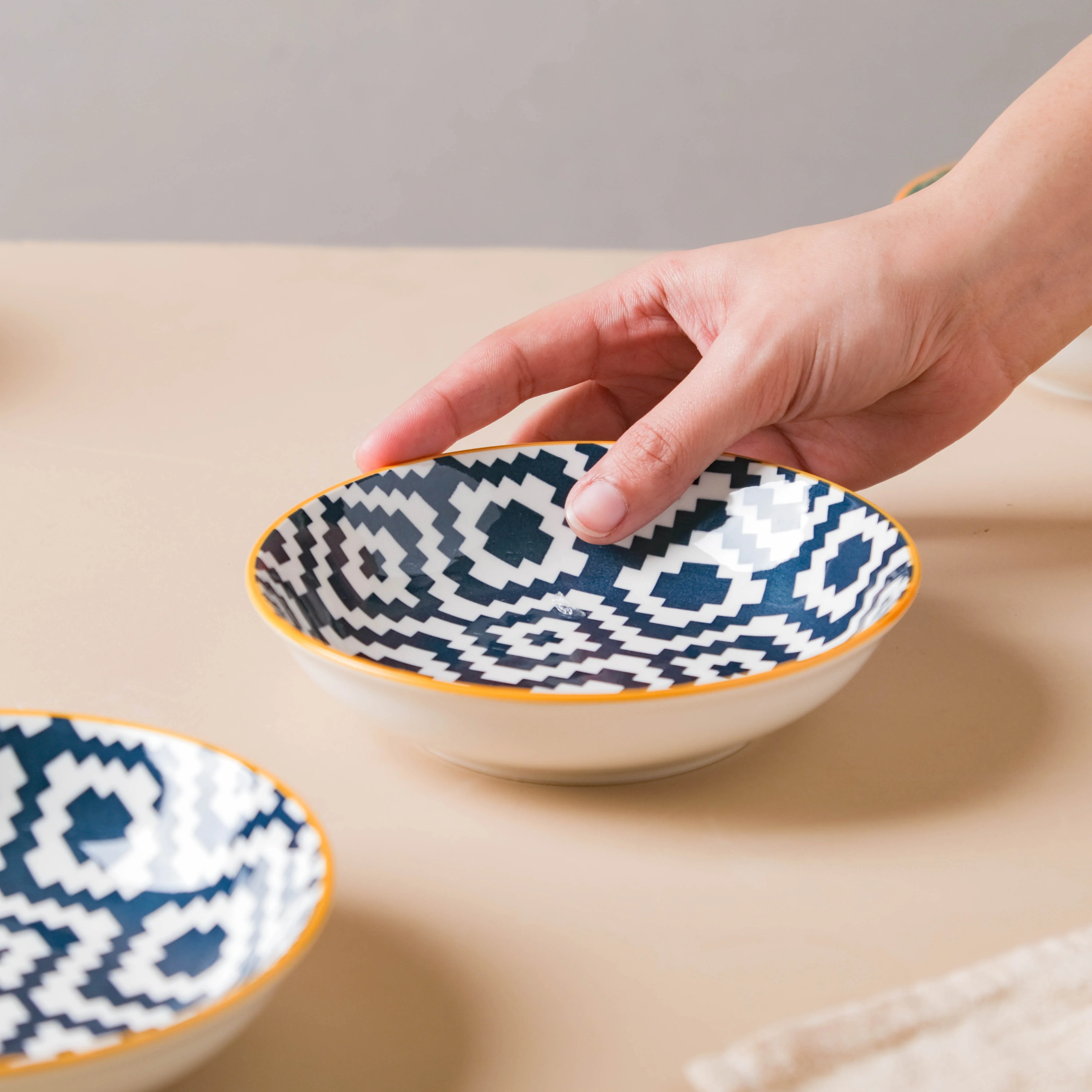 Mandala Snack Dish Set of 2 - Image 14
