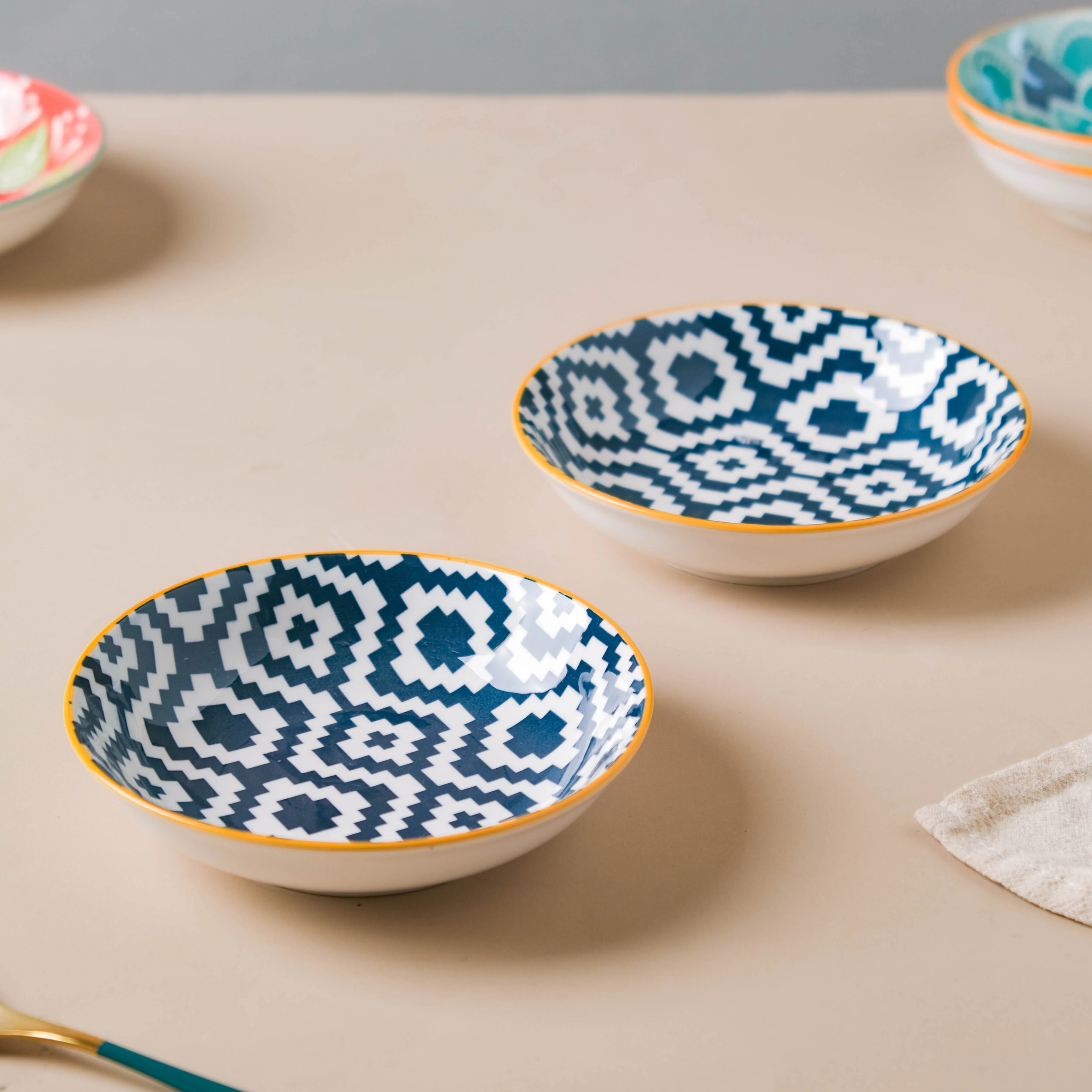 Mandala Snack Dish Set of 2 - Image 8