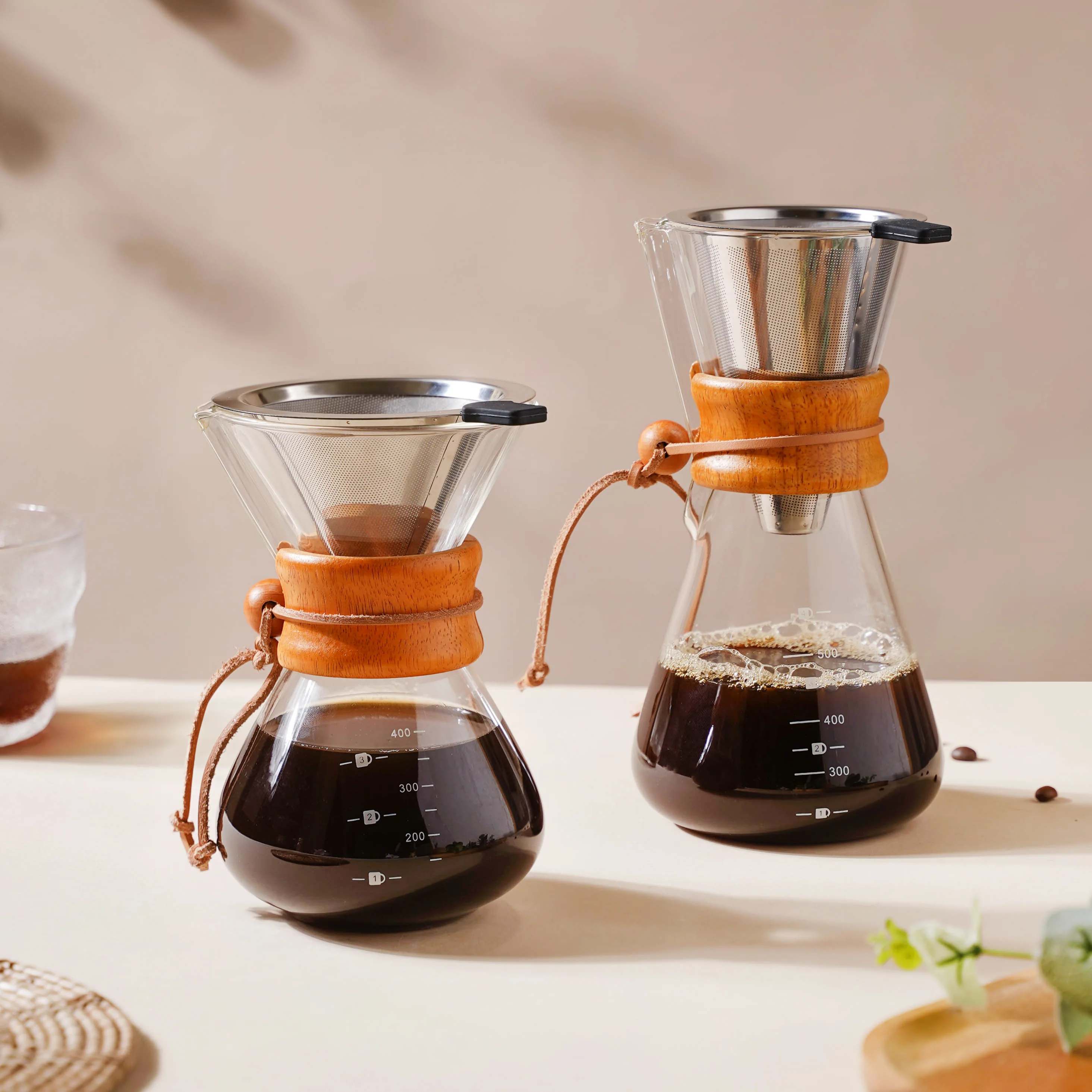 Manual Drip Coffee Maker With Borosilicate Glass Carafe - Image 16