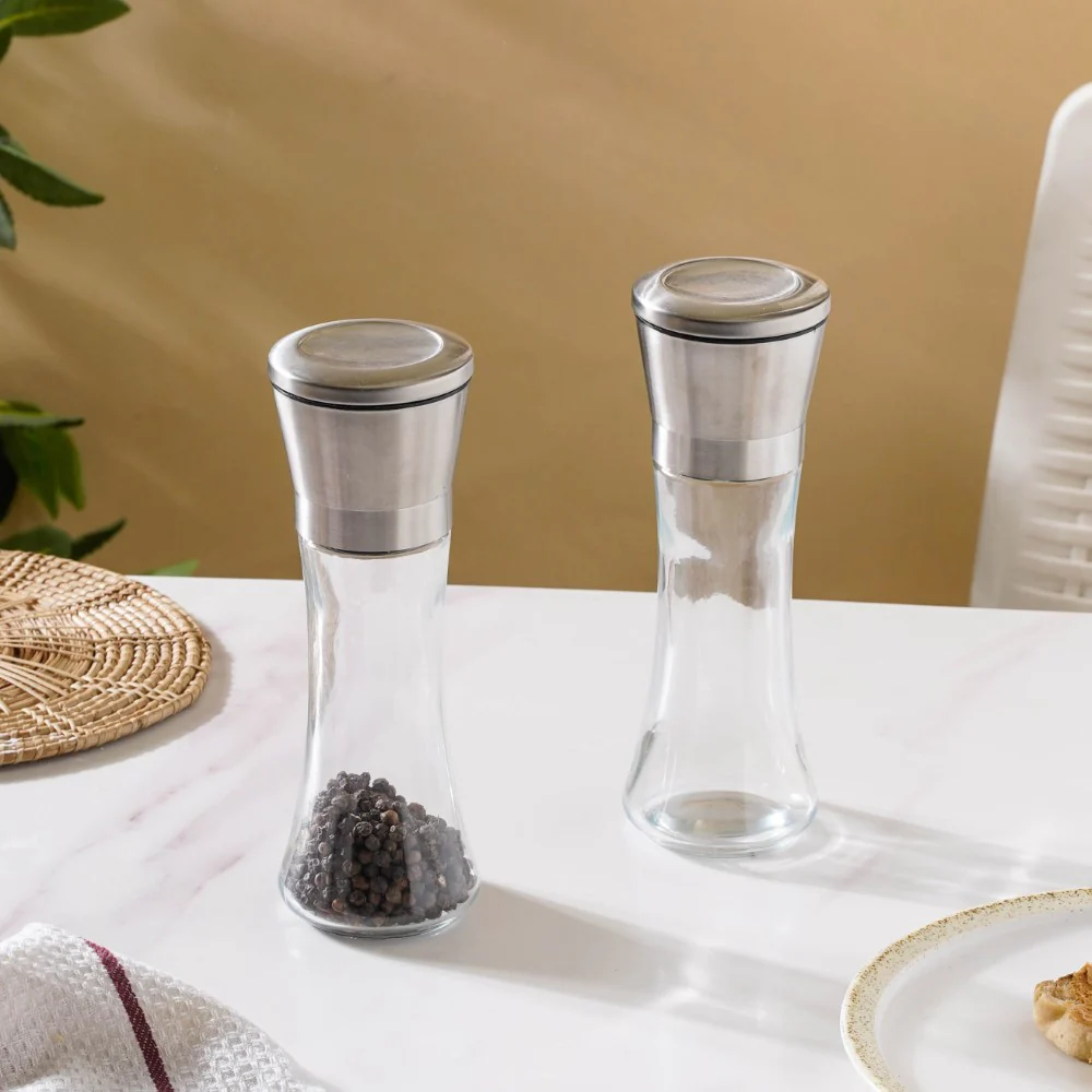 Manual Pepper Grinder Set Of 2 200ml - Image 8