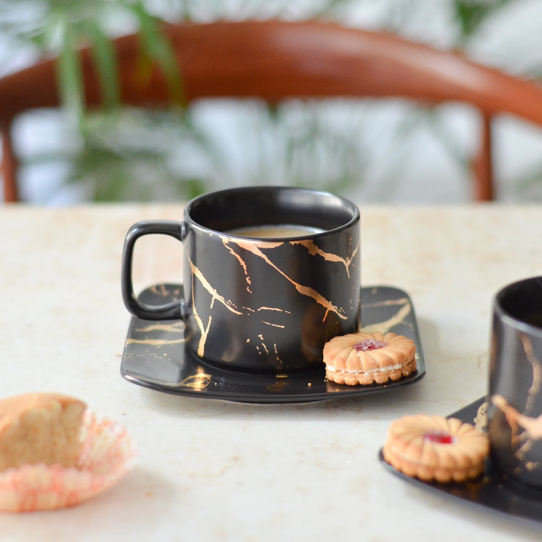 Marble Tea Cup and Saucer - Image 12