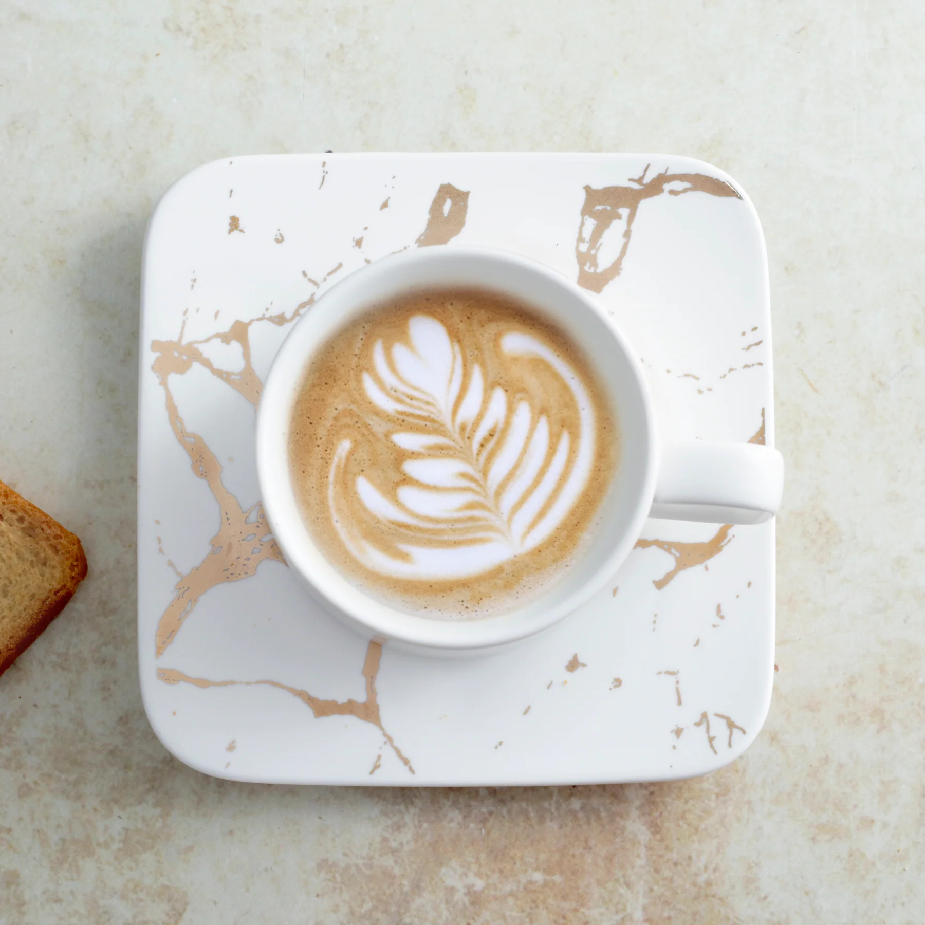 Marble Tea Cup and Saucer - Image 4
