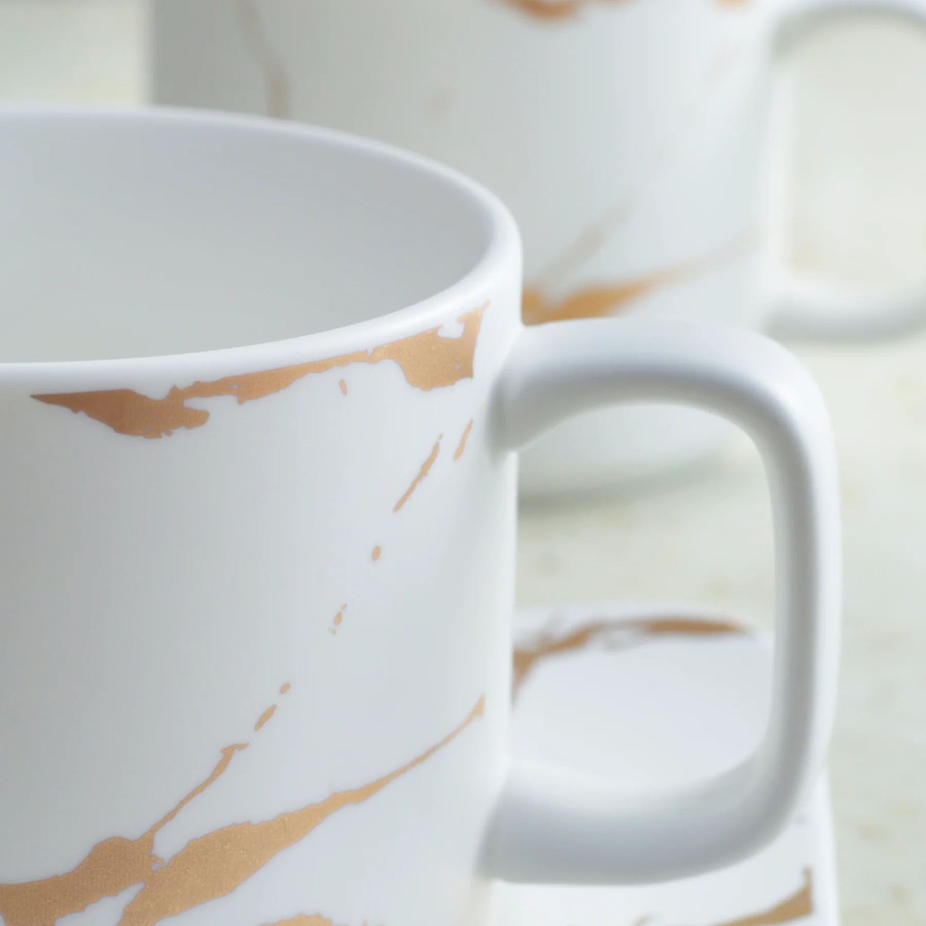Marble Tea Cup and Saucer - Image 6