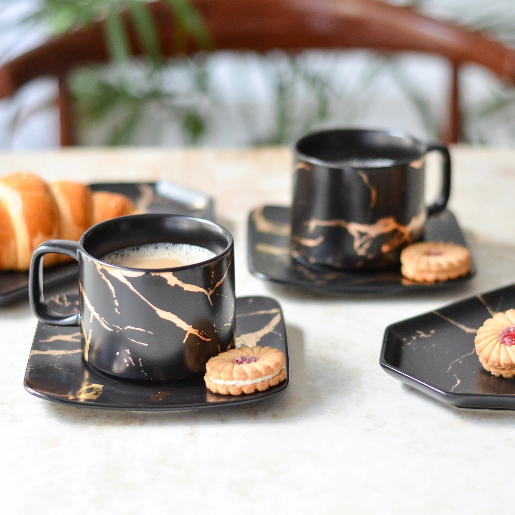 Marble Tea Cup and Saucer - Image 8