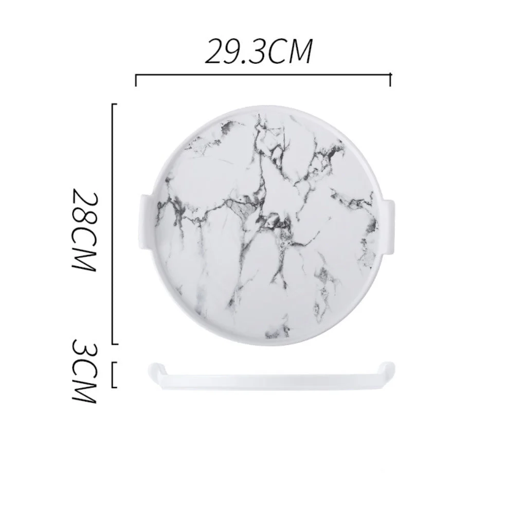 Marble Cake Plate With Cover 8.5 Inch - Image 15