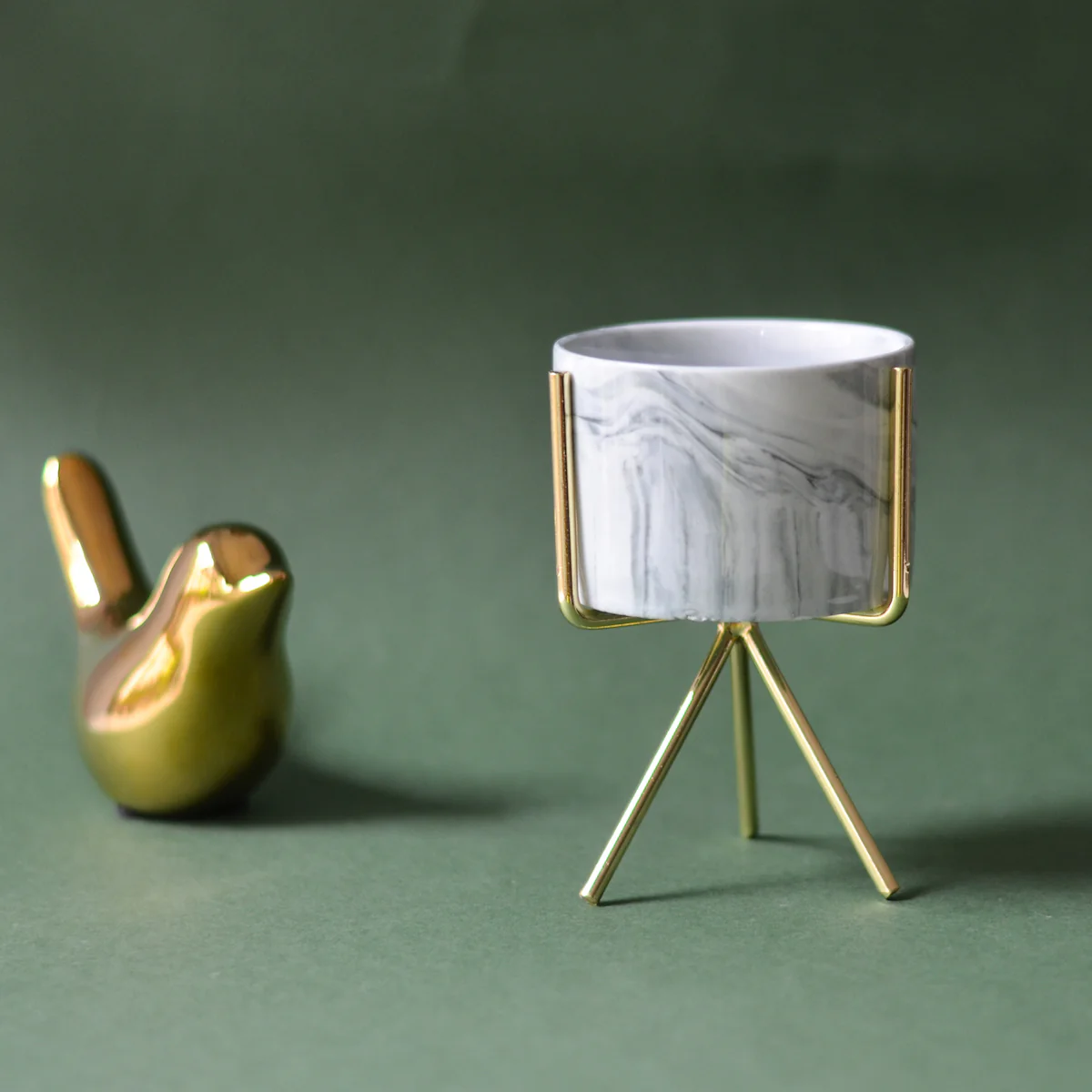 Marble Planter With Stand - Image 6