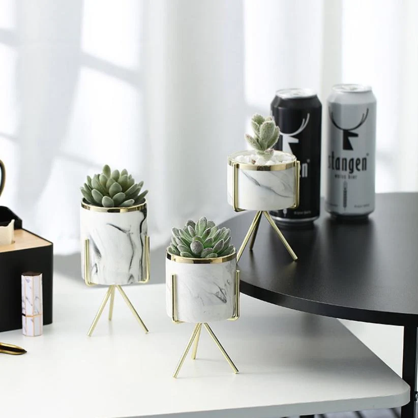 Marble Planter With Stand (M) - Image 7