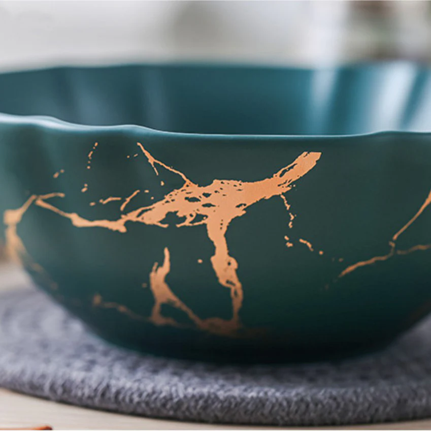 Marble Texture Soup Bowl - Image 6