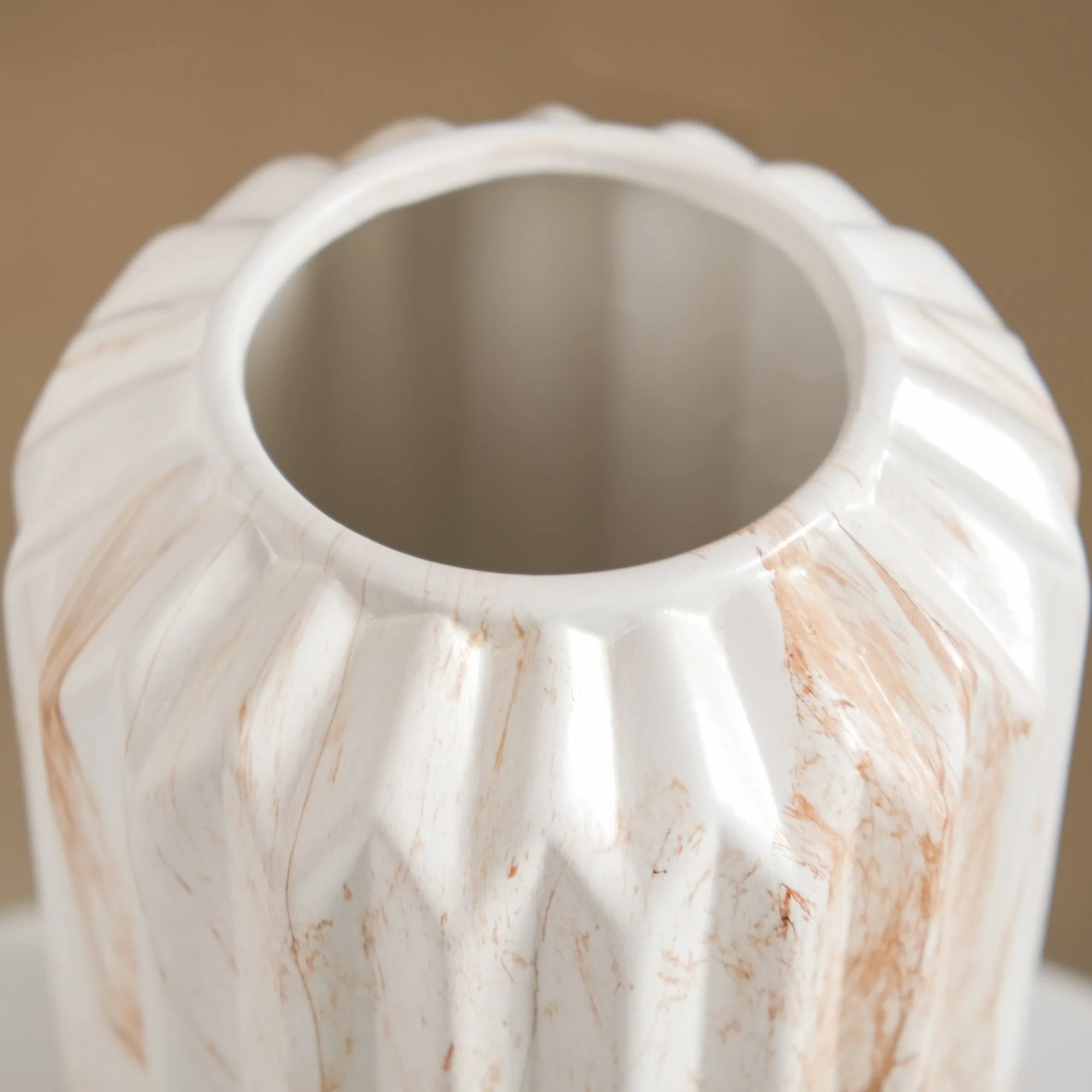 Marbled Chic Ceramic Vase - Image 10