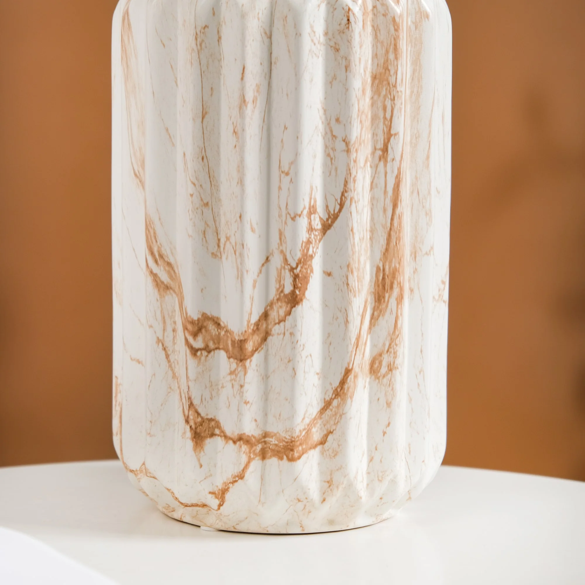Marbled Chic Ceramic Vase - Image 9